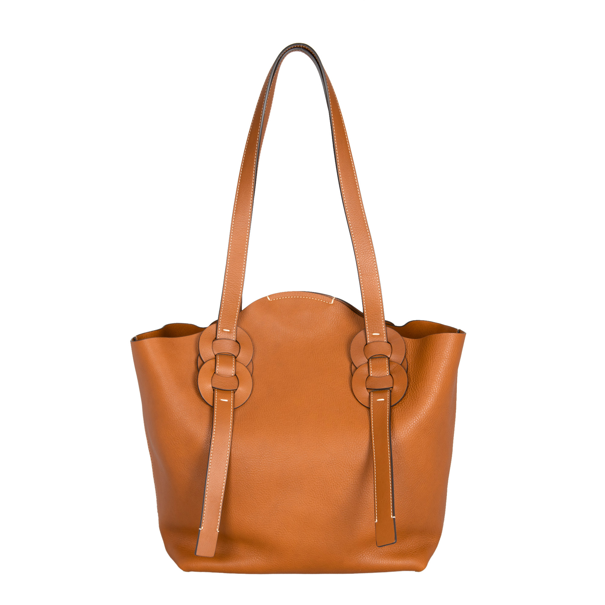 Chloe Darryl Tote Bag, Caramel Brown | Costco