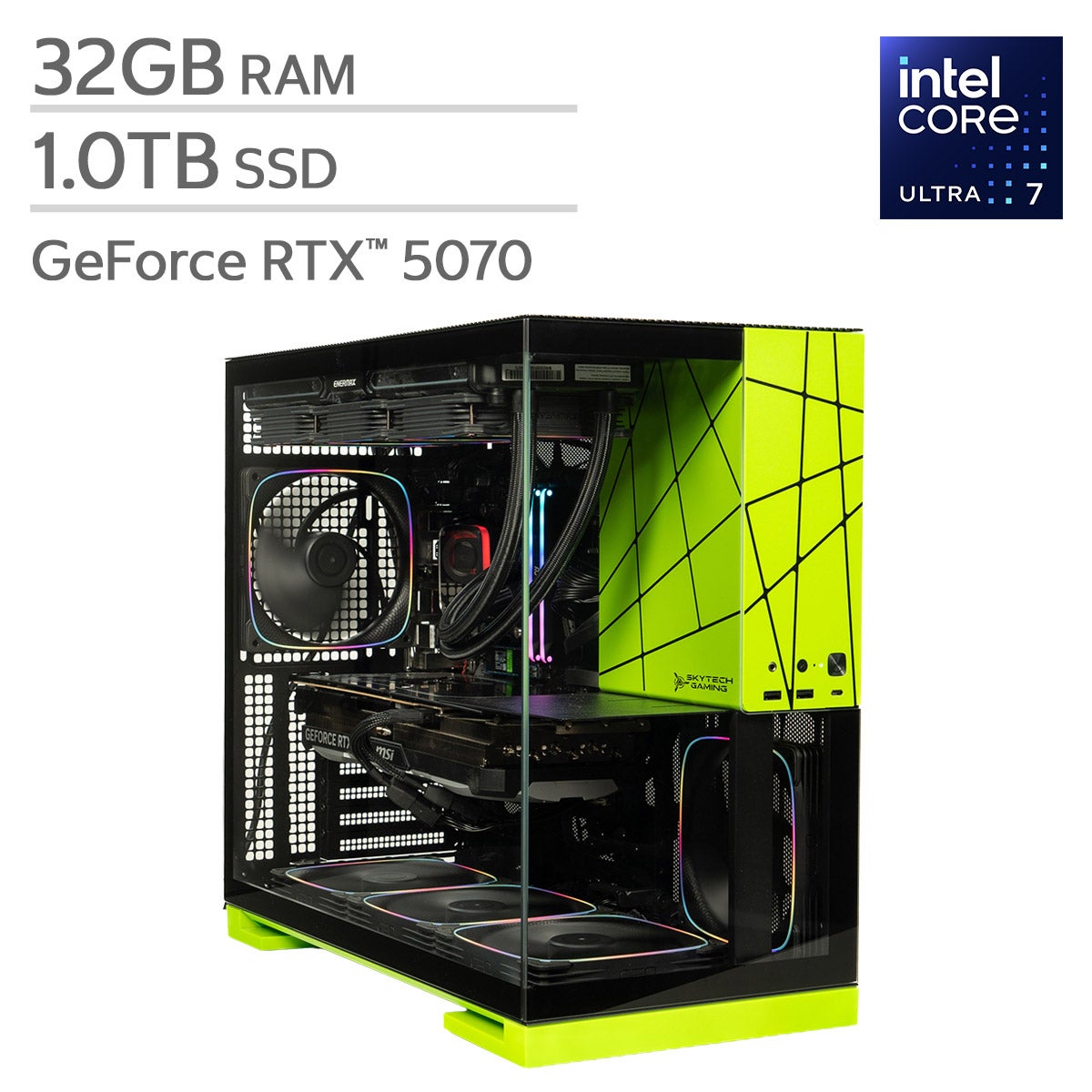 Skytech Viper Gaming Desktop — Intel Core Ultra 7 265K — Nvidia
