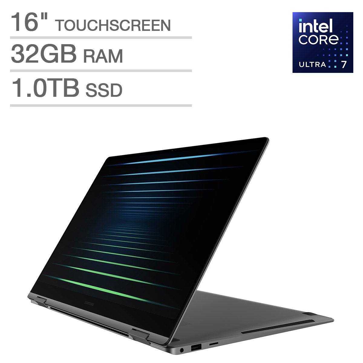 Samsung Galaxy Book5 Pro 360 16" Laptop - Intel Core Ultra 7 Processor - 32 GB RAM - Intel ARC Graphics - 1TB SSD in Gra