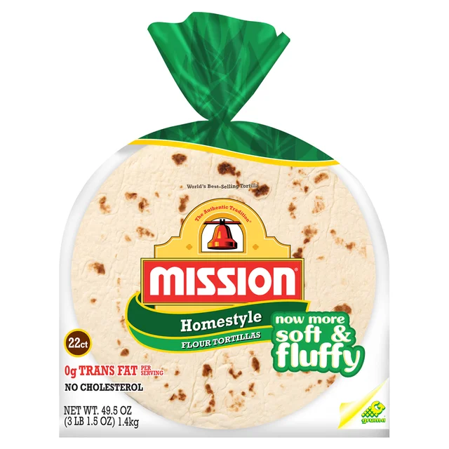 Mission Flour Tortillas, 22-count