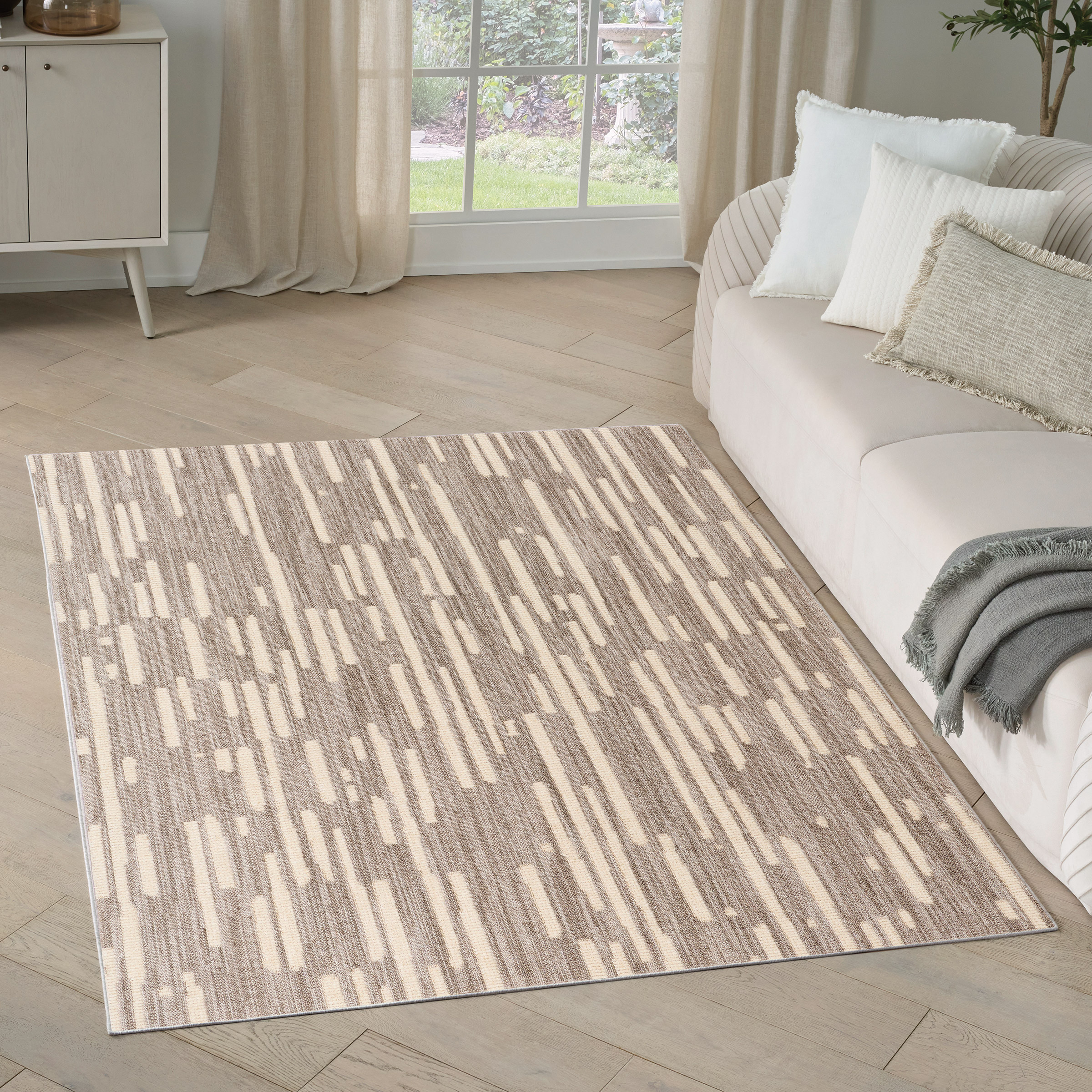 Nourison Indiana Area Rug  Evansville  5'3" x 7'3"