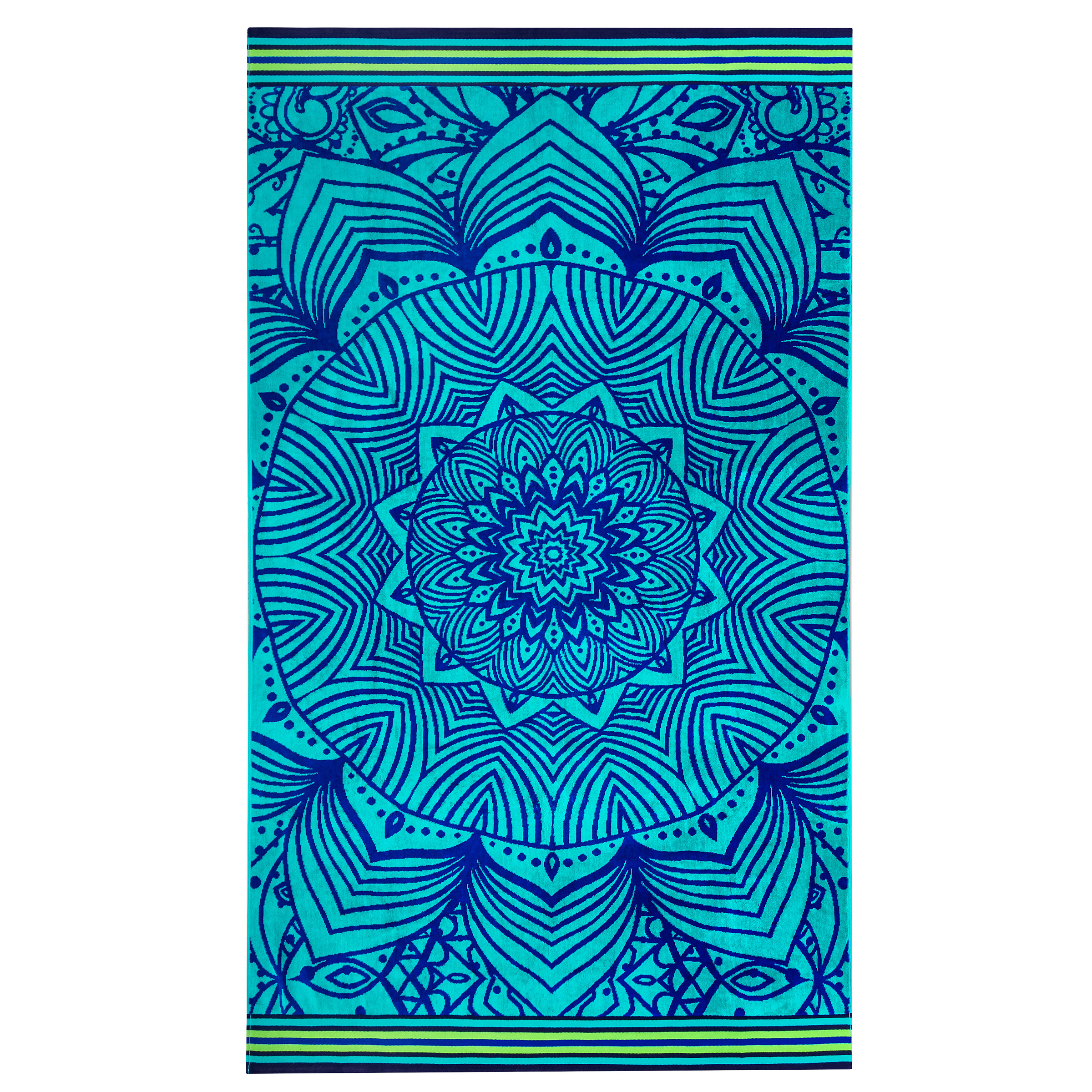 Surfing & Cool Mandala Jacquard Beach Towel 2-pack | Costco