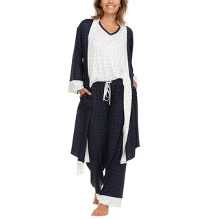 FLORA NIKROOZ WOMEN'S 3-PIECE PAJAMA SET