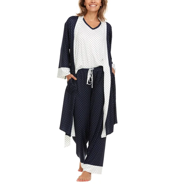 FLORA NIKROOZ WOMEN'S 3-PIECE PAJAMA SET
