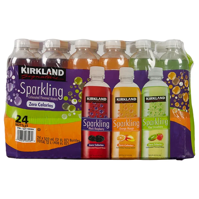 KIRKLAND SIGNATURE SPARKLING WATER 24/17 FL OZ (12.7 QTS)