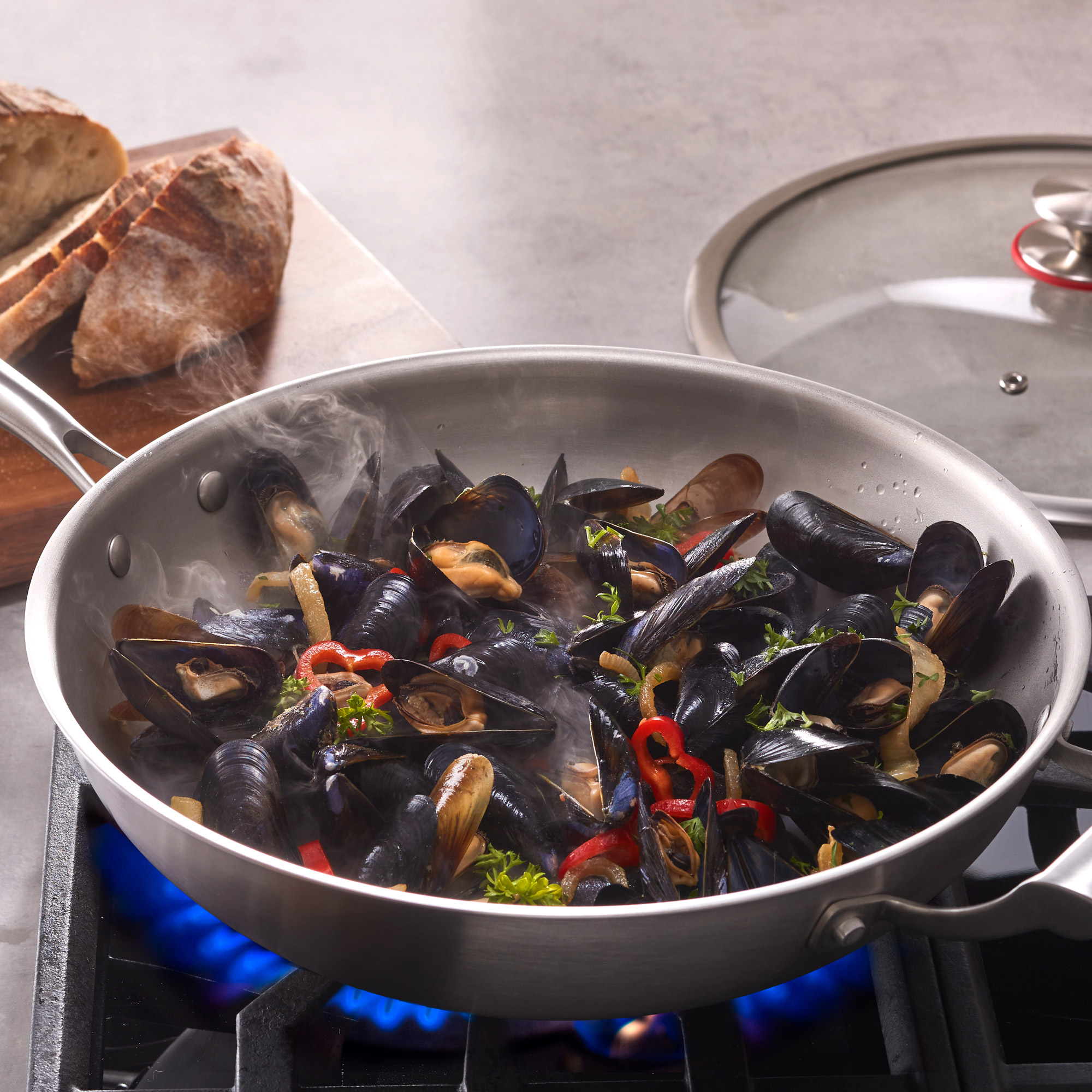 MIU Stainless Steel Wok | Costco