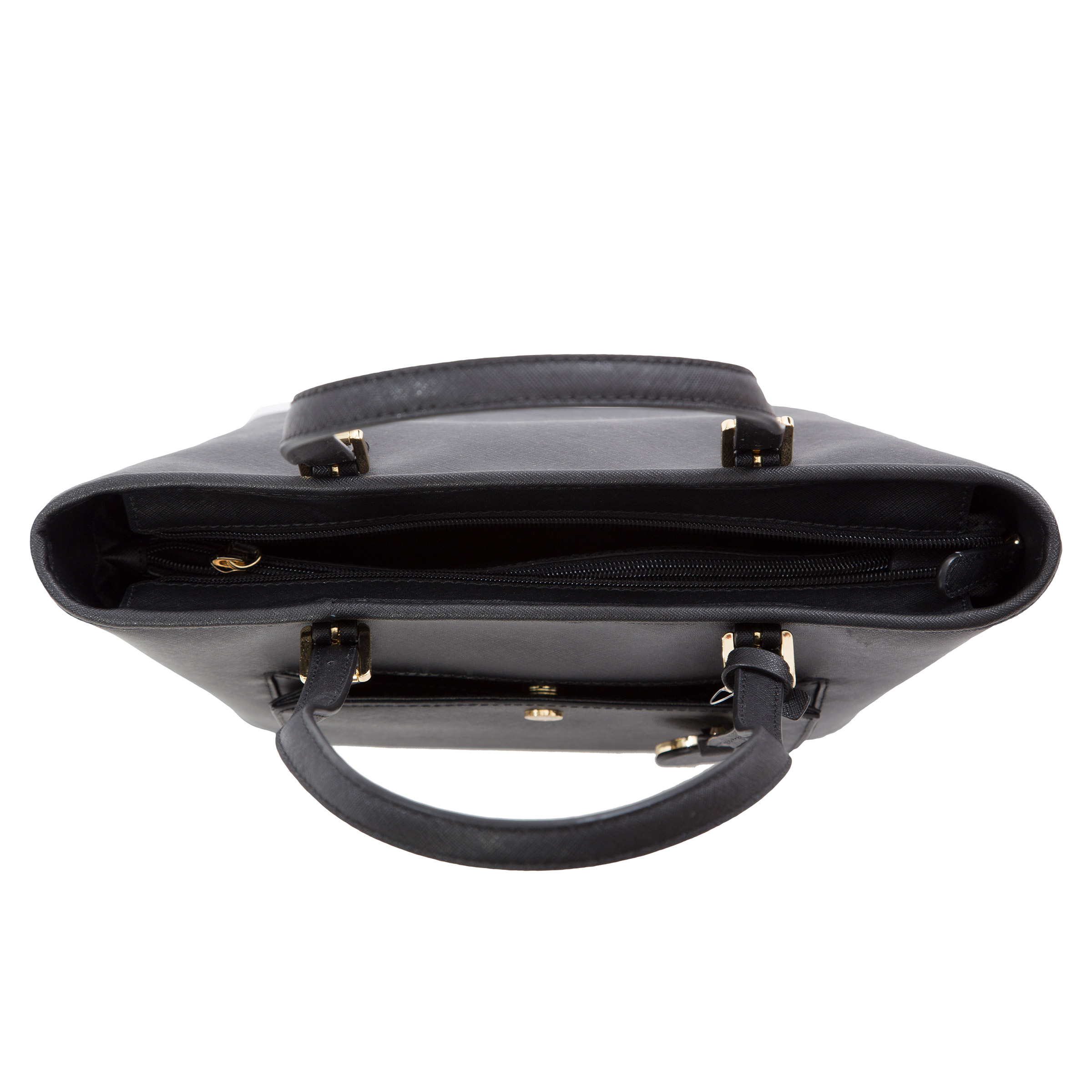 Michael Kors Jet Set Medium Snap Pocket Tote Bag, Black | Costco