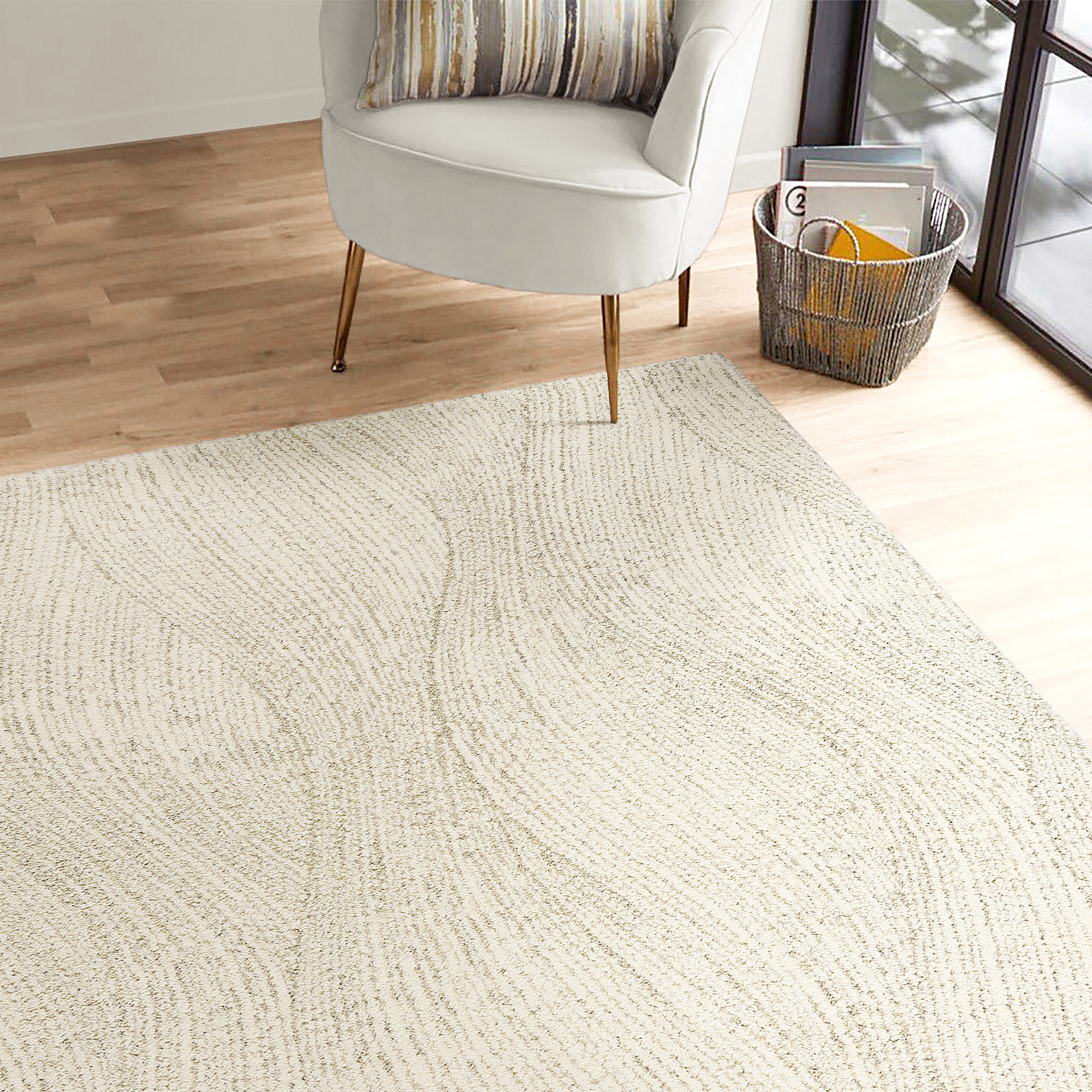 コーキングシュクレホワイト Foxwood Cozy Area Rug Collection, Conner Cream | Costco