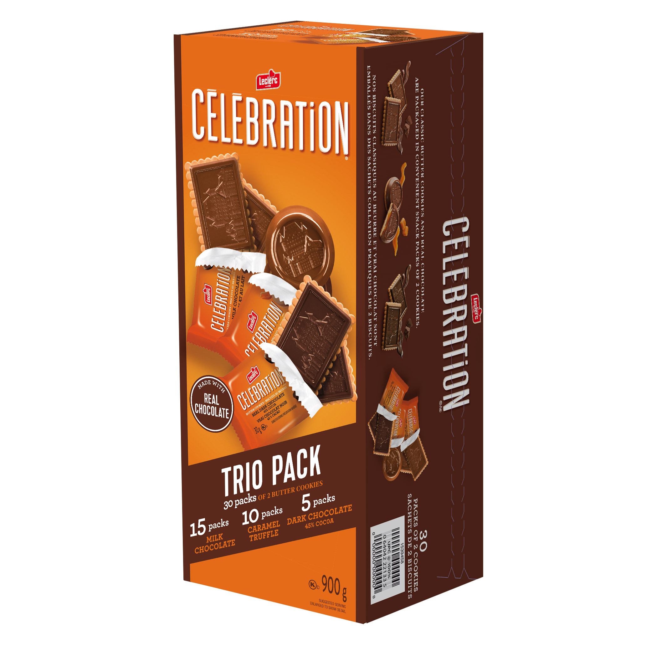 Leclerc - Celebration Trio Variety Pack, 900 g