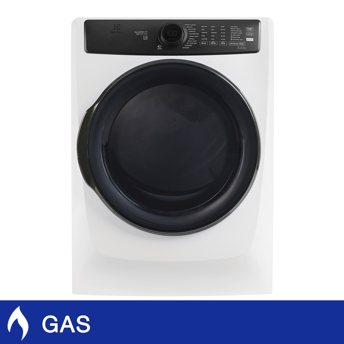 Electrolux 7 Series 8.0 cu ft. Gas Dryer with Perfect Steam