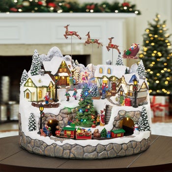 Snowy Holiday Village with Light and Music | Costco Snowy Holiday Village with Light and Music | Costco