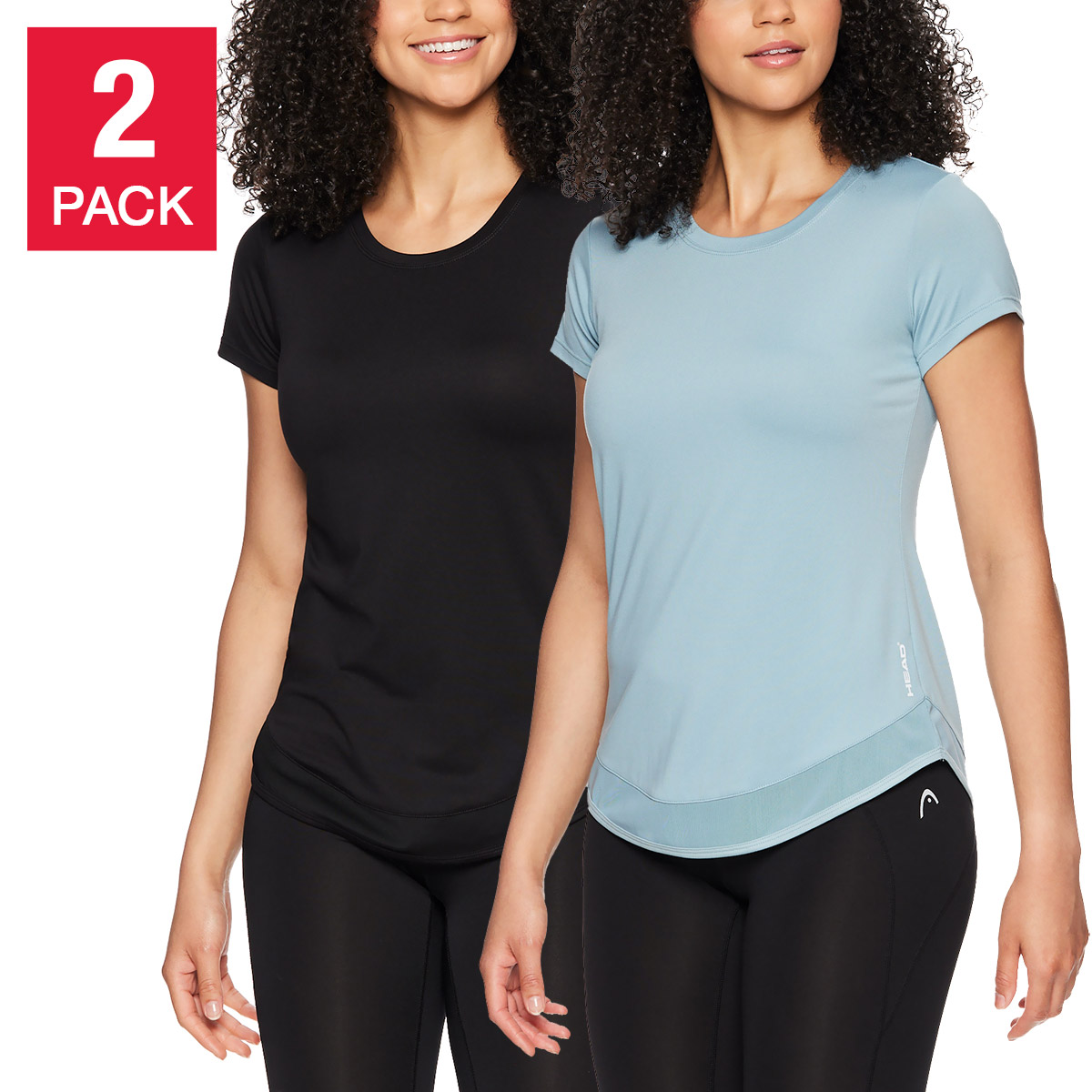 HEAD Women's Active Tee, 2-pack