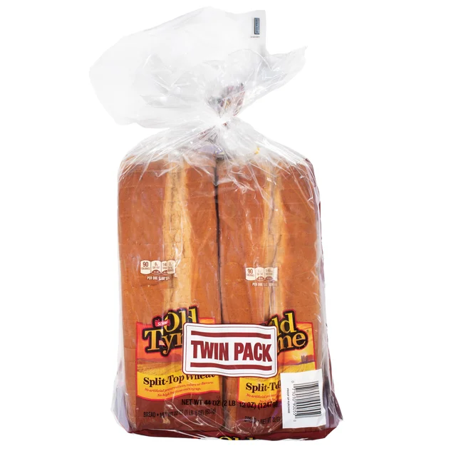 Old Tyme Split Top Wheat Bread, 22 oz, 2-count