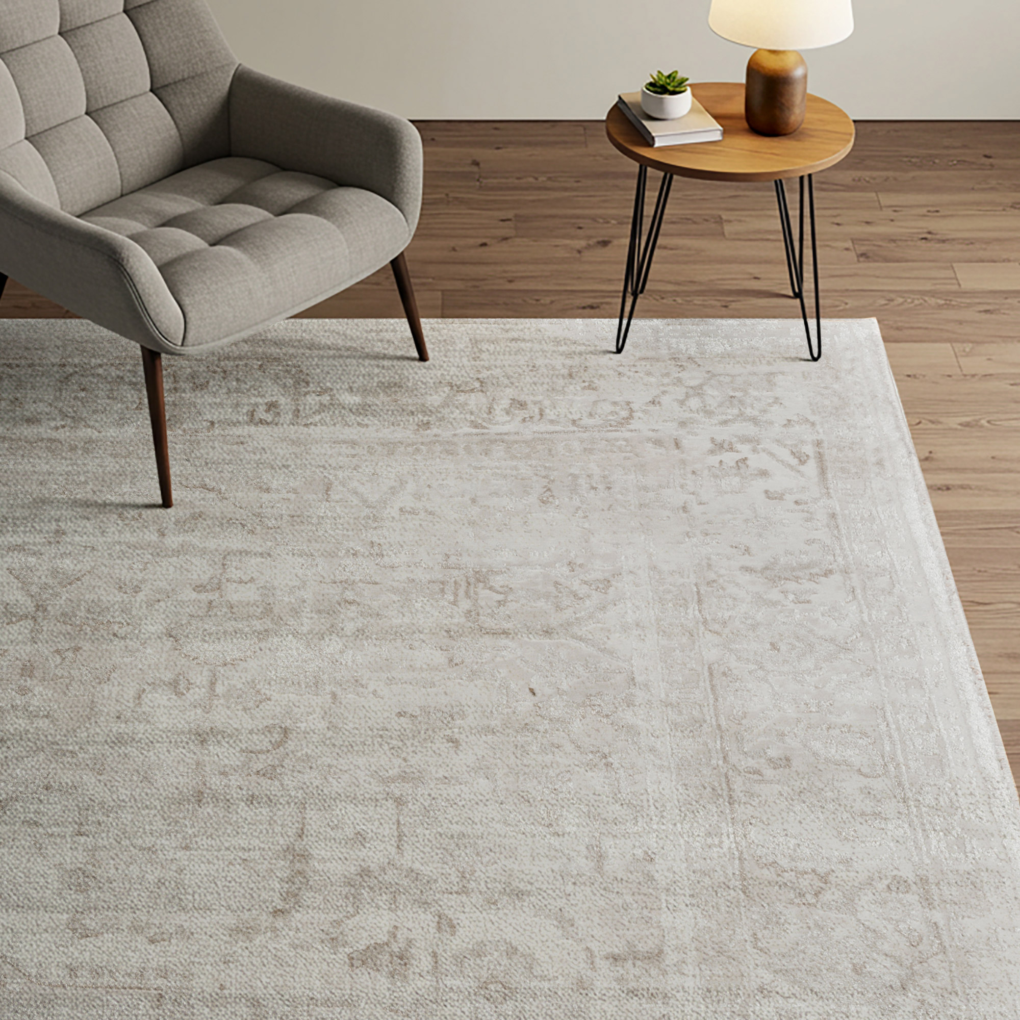 Divina Area Rug, Onida Cream, 5'3” x 7' | Costco