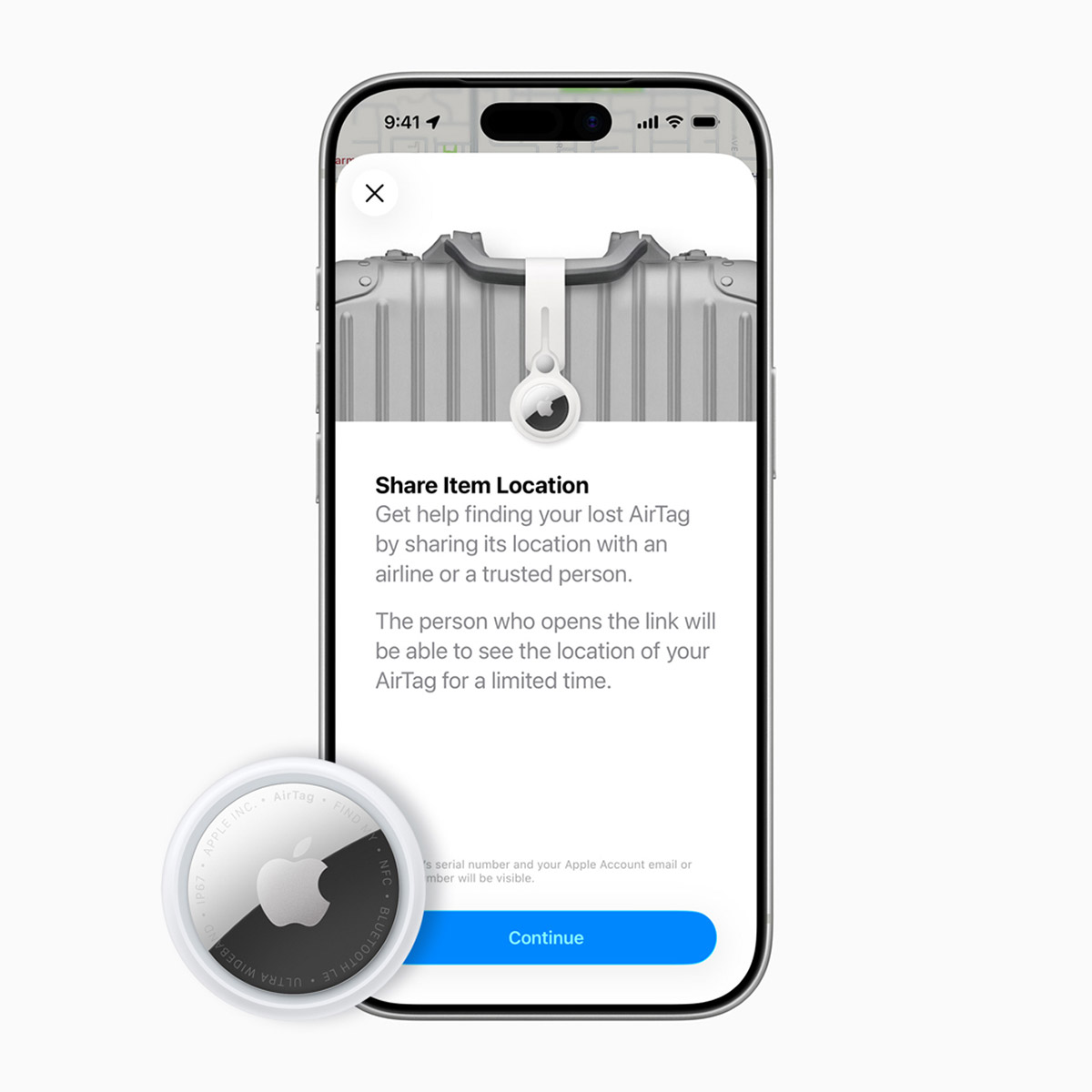 Apple AirTag (2nd generation), 4-pack, Includes additional AirTag