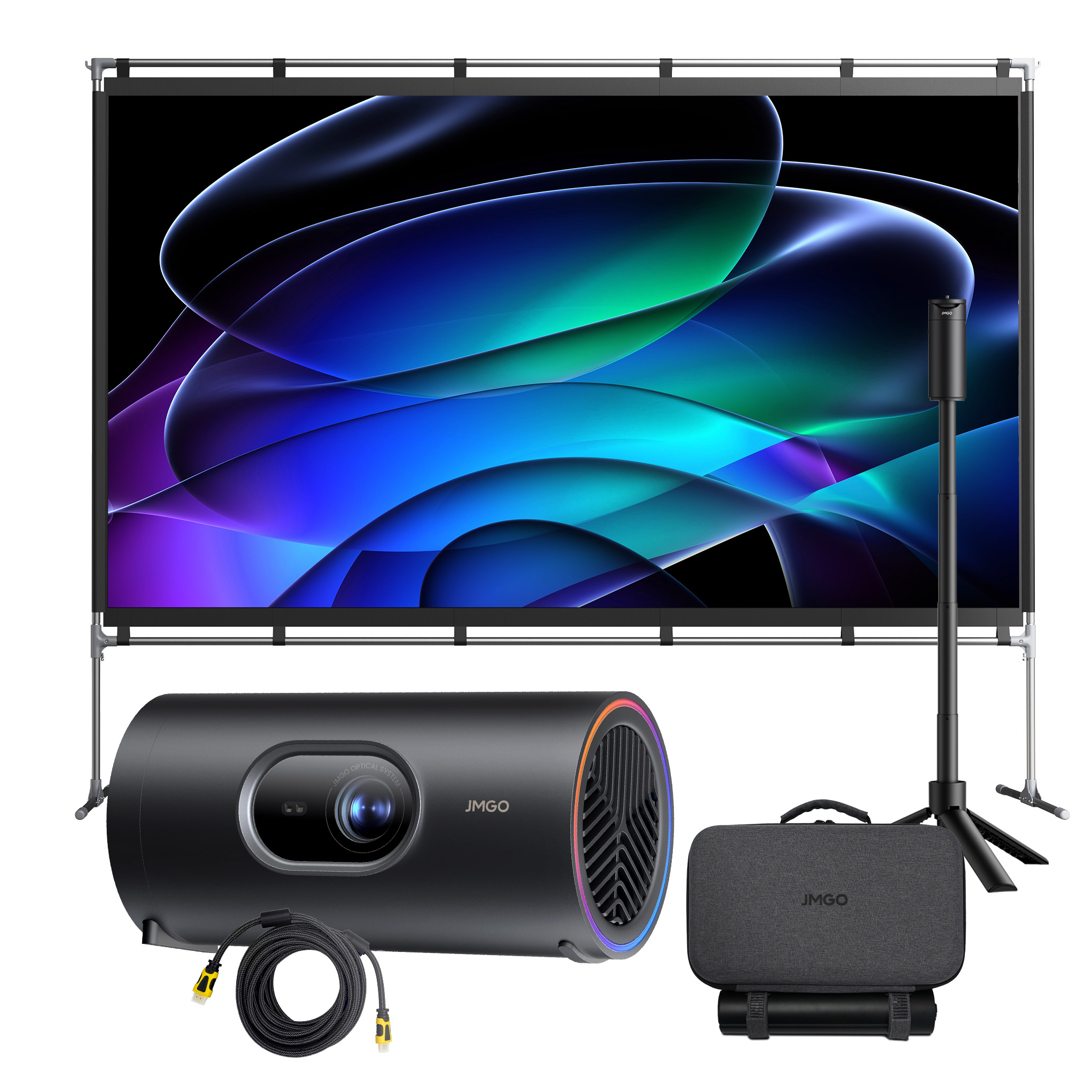 JMGO Pico Play + Smart Projector Bundle