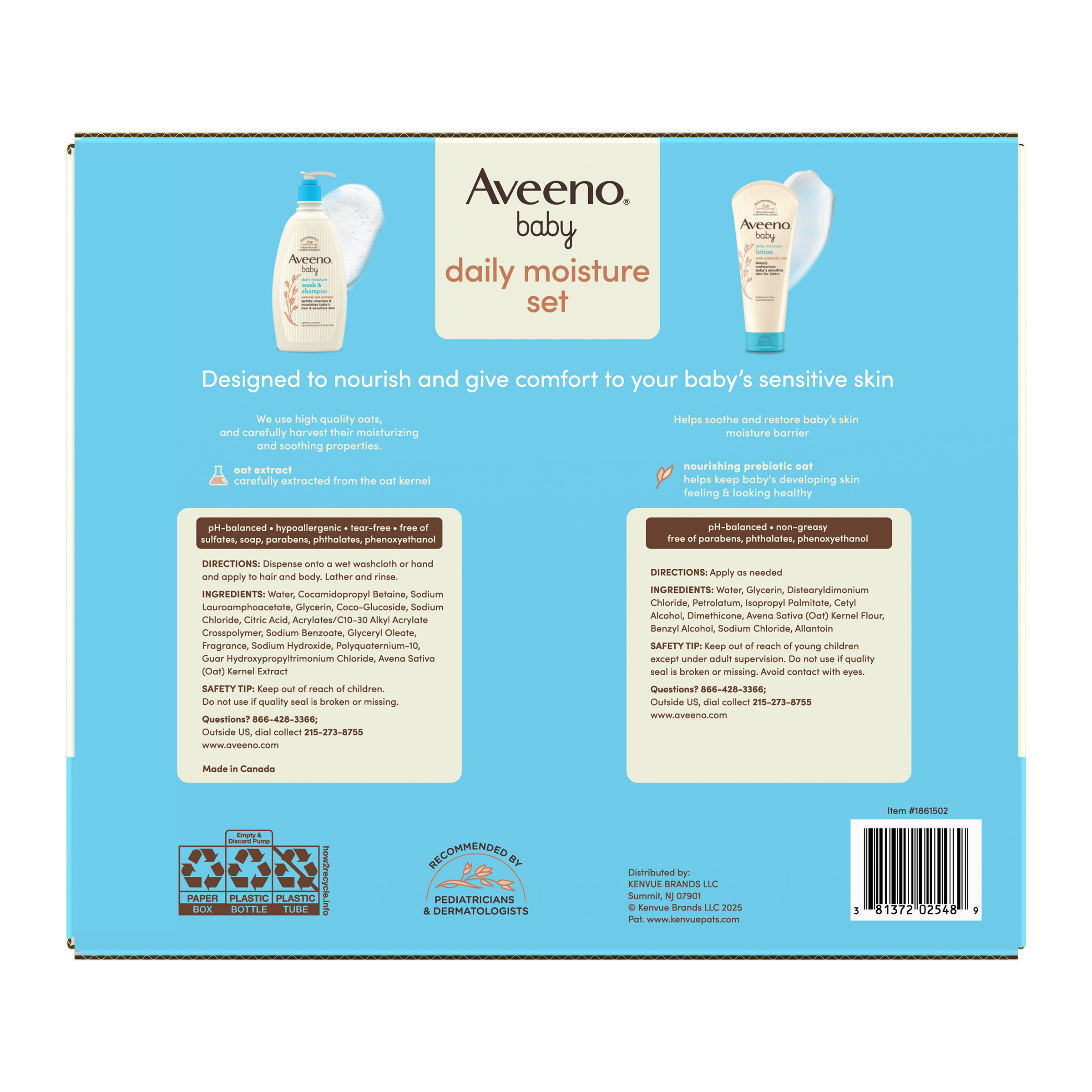 Aveeno Baby Wash & Shampoo, Lightly Scented 12 Oz (8 Pack - View #10