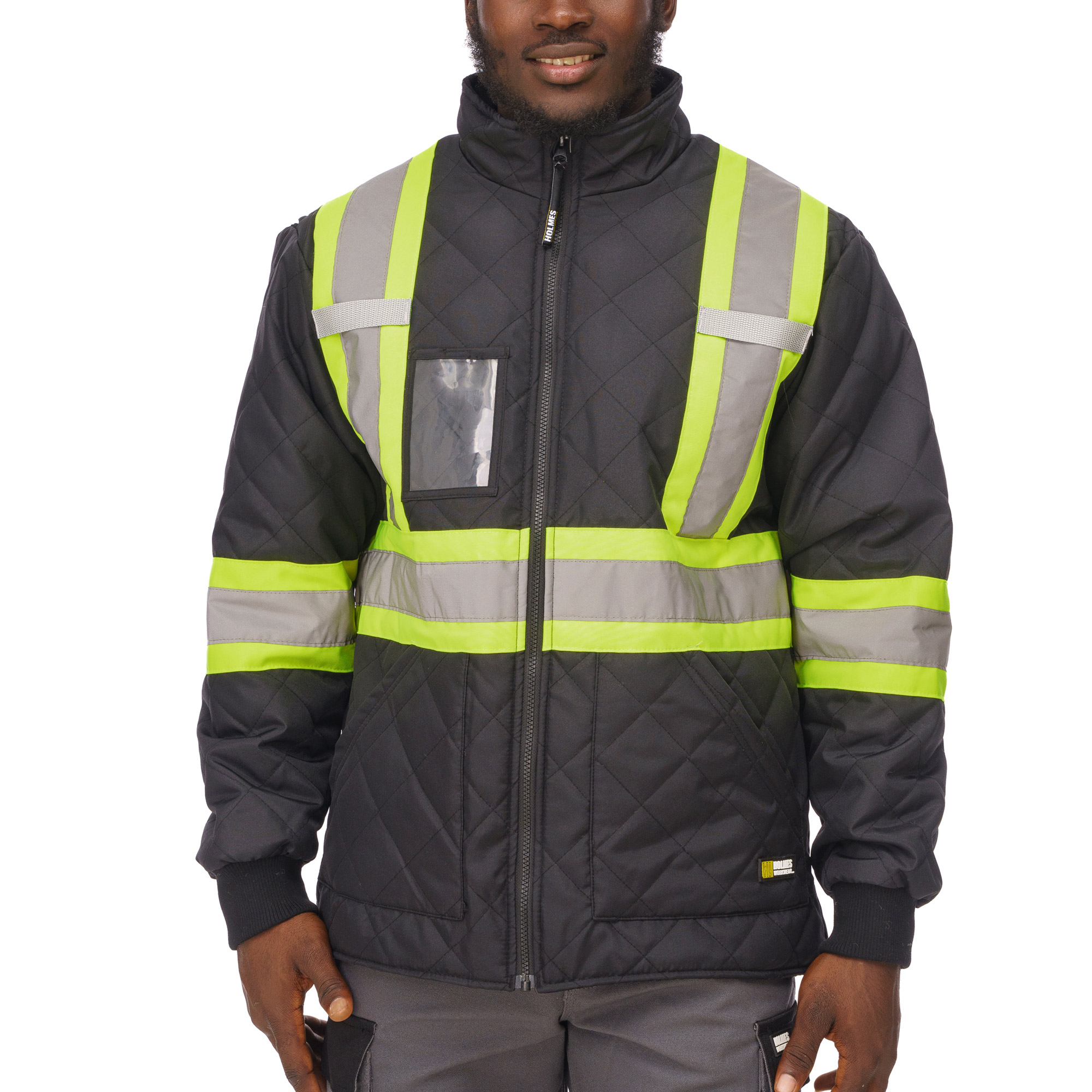 Holmes Workwear High-visibility Quilted Freezer Jacket