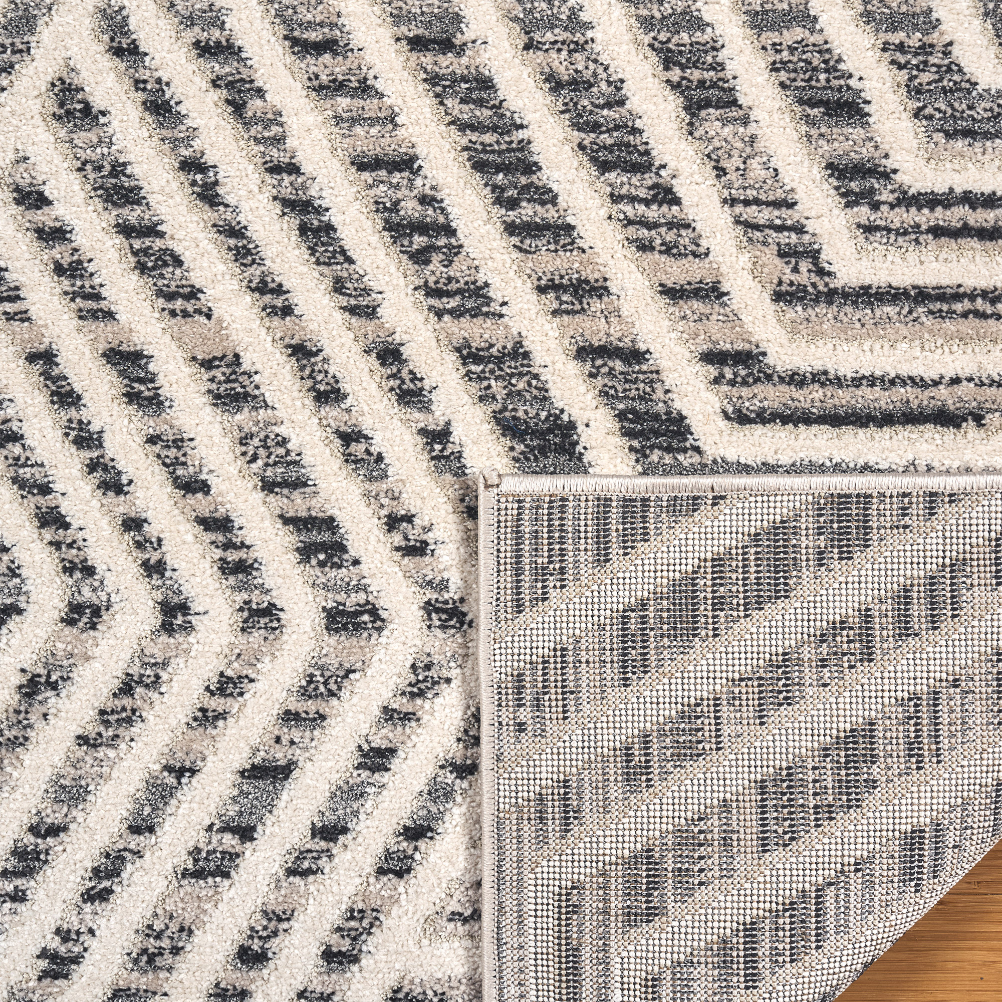 Solaris Area Rug, Viara Charcoal, 5'3” x 7' | Costco
