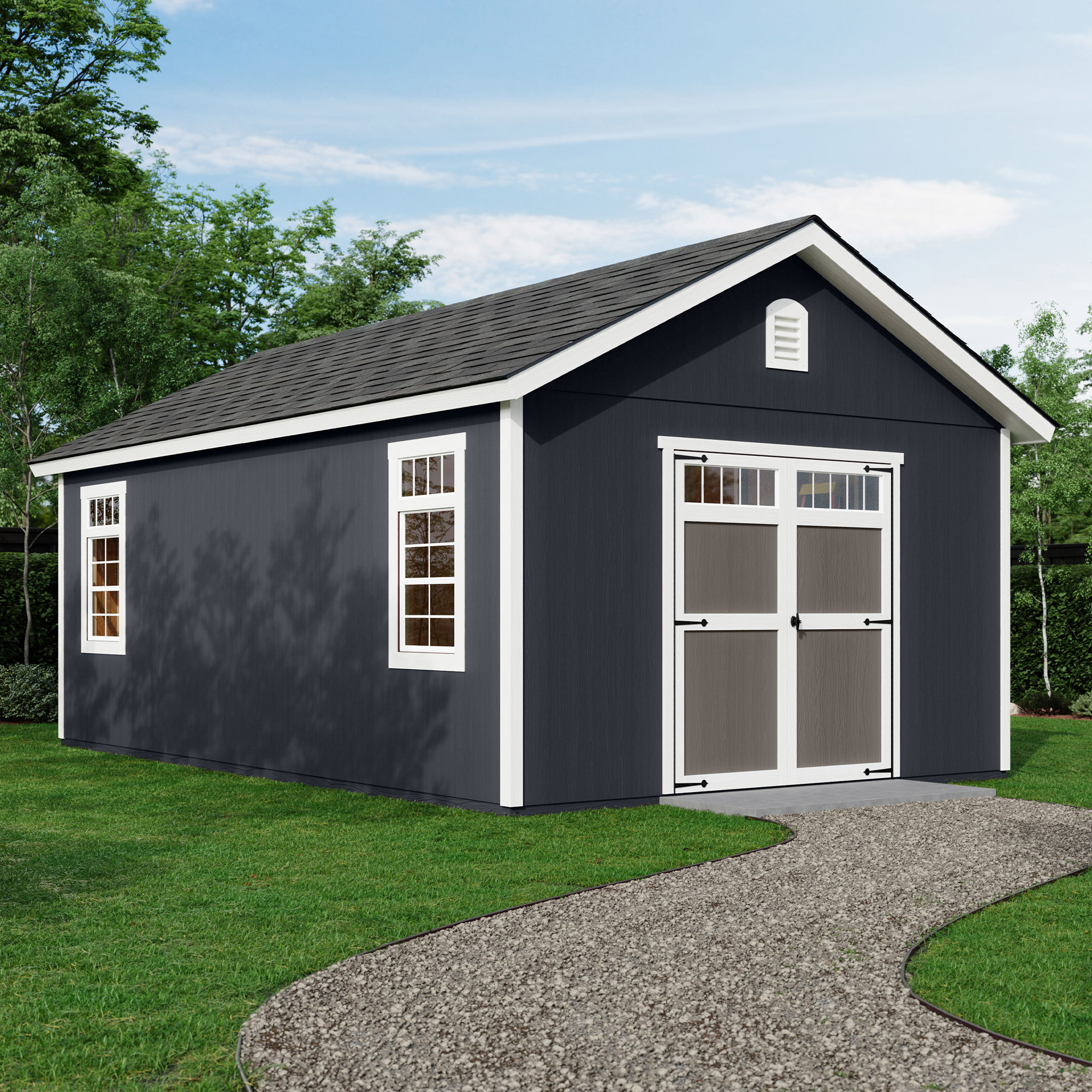 Yardline Piermont Wood Storage Shed   Do It Yourself or Installed