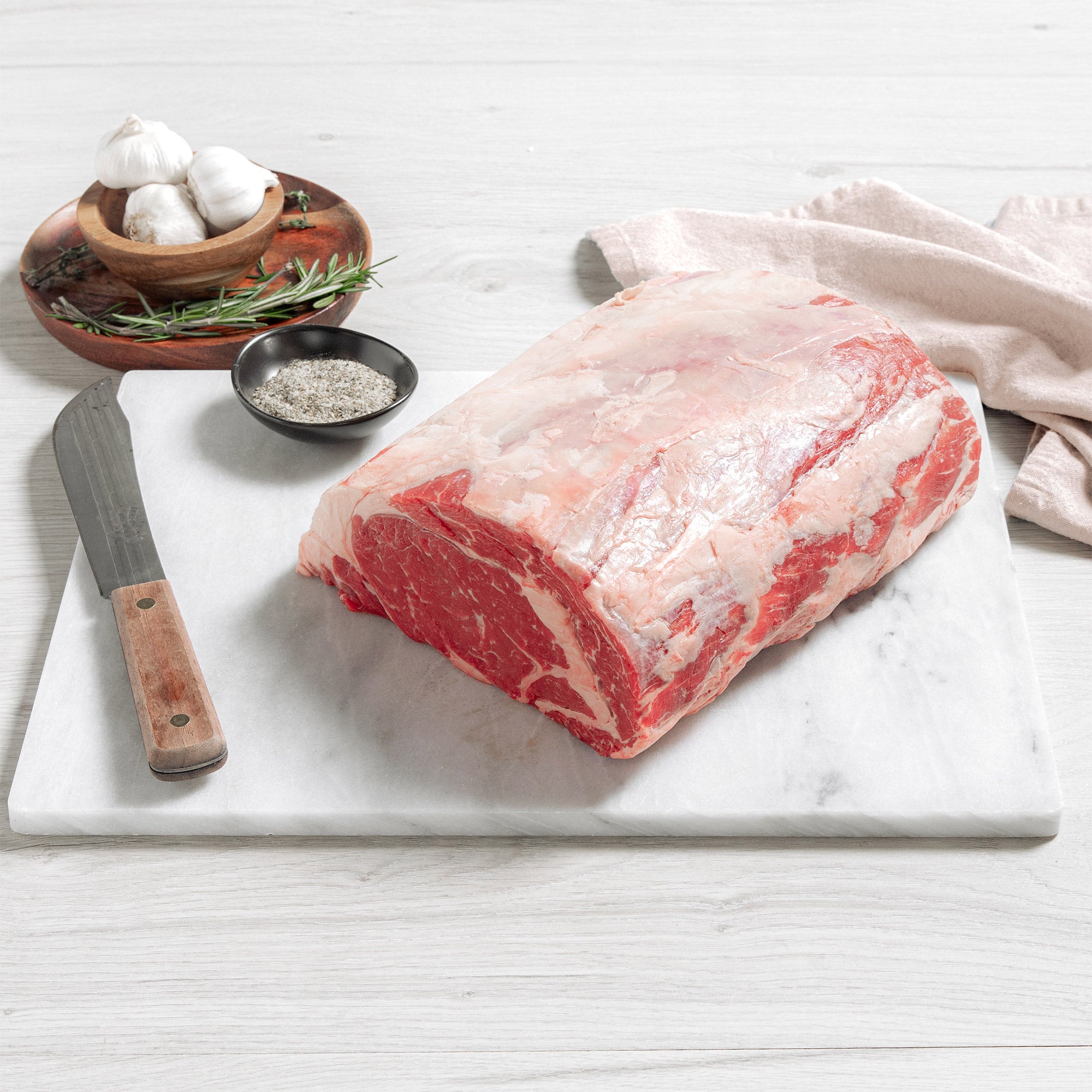 Rastelli’s Choice Boneless Black Angus Prime Rib Roast, 1 Total Pack, 7 Lbs. Total