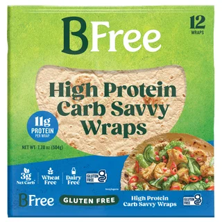 BFREE HIGH PROTEIN GF WRAP 12 CT