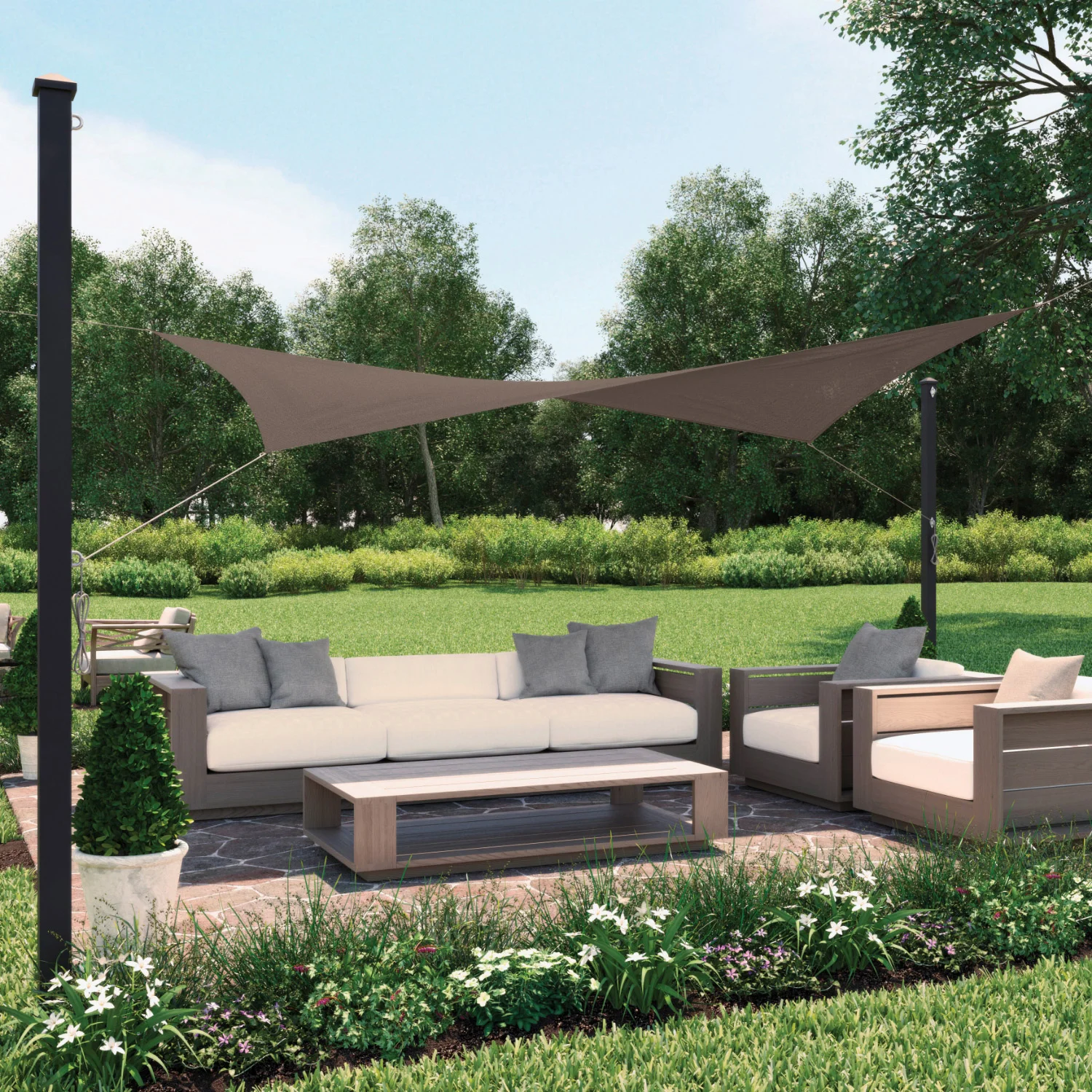 cantilever patio umbrellas costco ProShade 11' Cantilever Umbrella