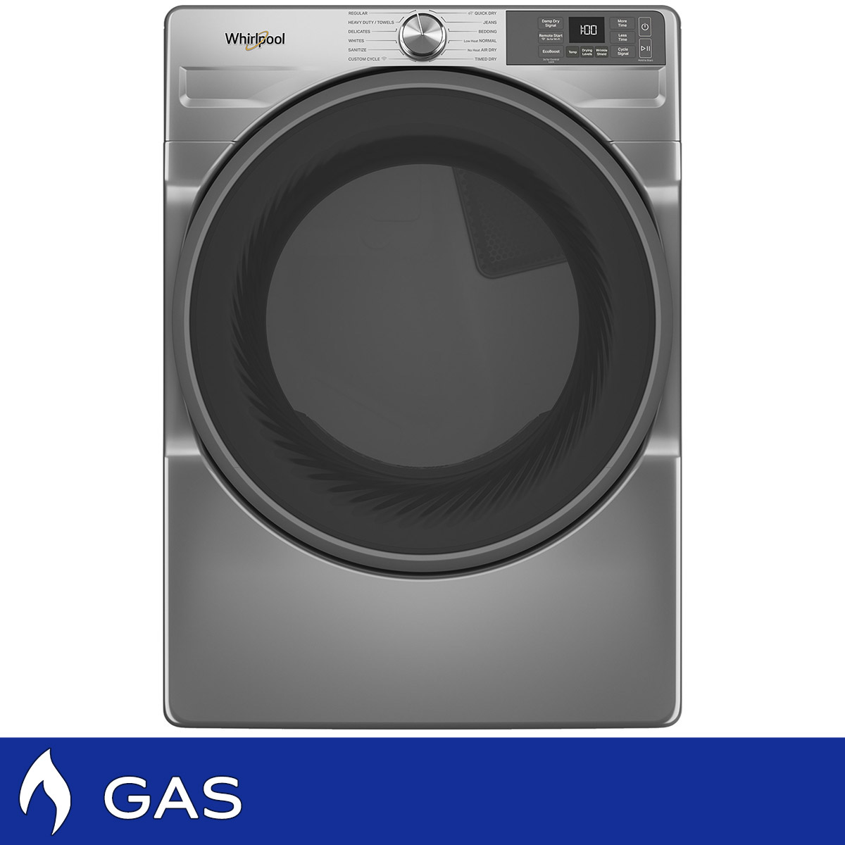 Whirlpool 7.4 cu. ft. Smart Front Load GAS Dryer with Wrinkle