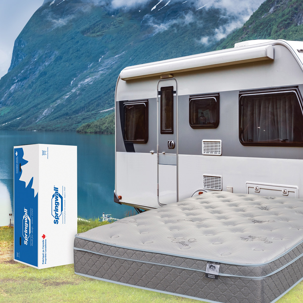 Springwall Comfort Pockets Breeze Queen RV Mattress