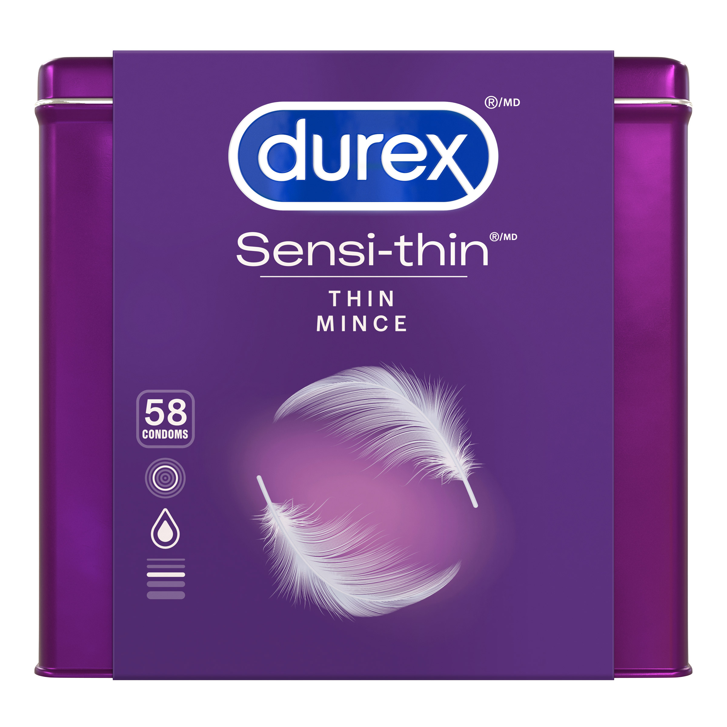 Durex Sensi-Thin Condoms, 58-pack | Costco