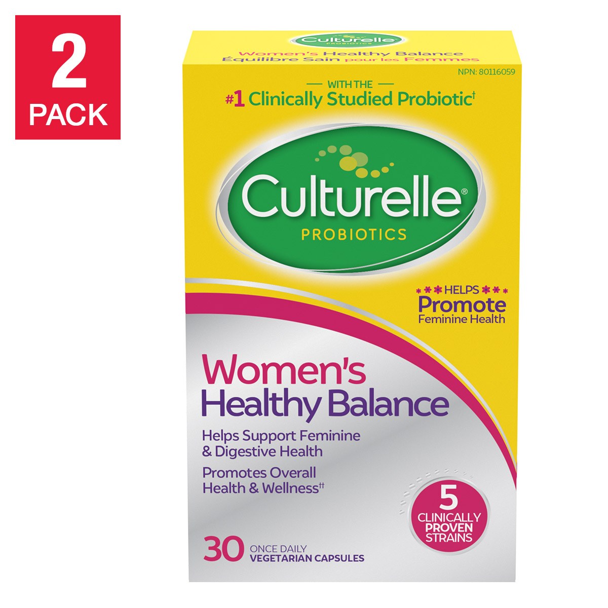 Culturelle Women's Healthy Balance, 2 x 30 capsules