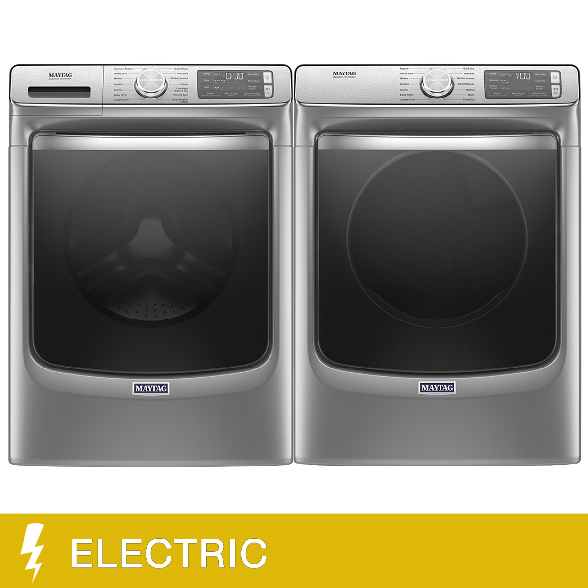 Maytag Laundry Bundle 5.8 cu ft. Front Load Washer and 7.3 cu ft. Electric Dryer