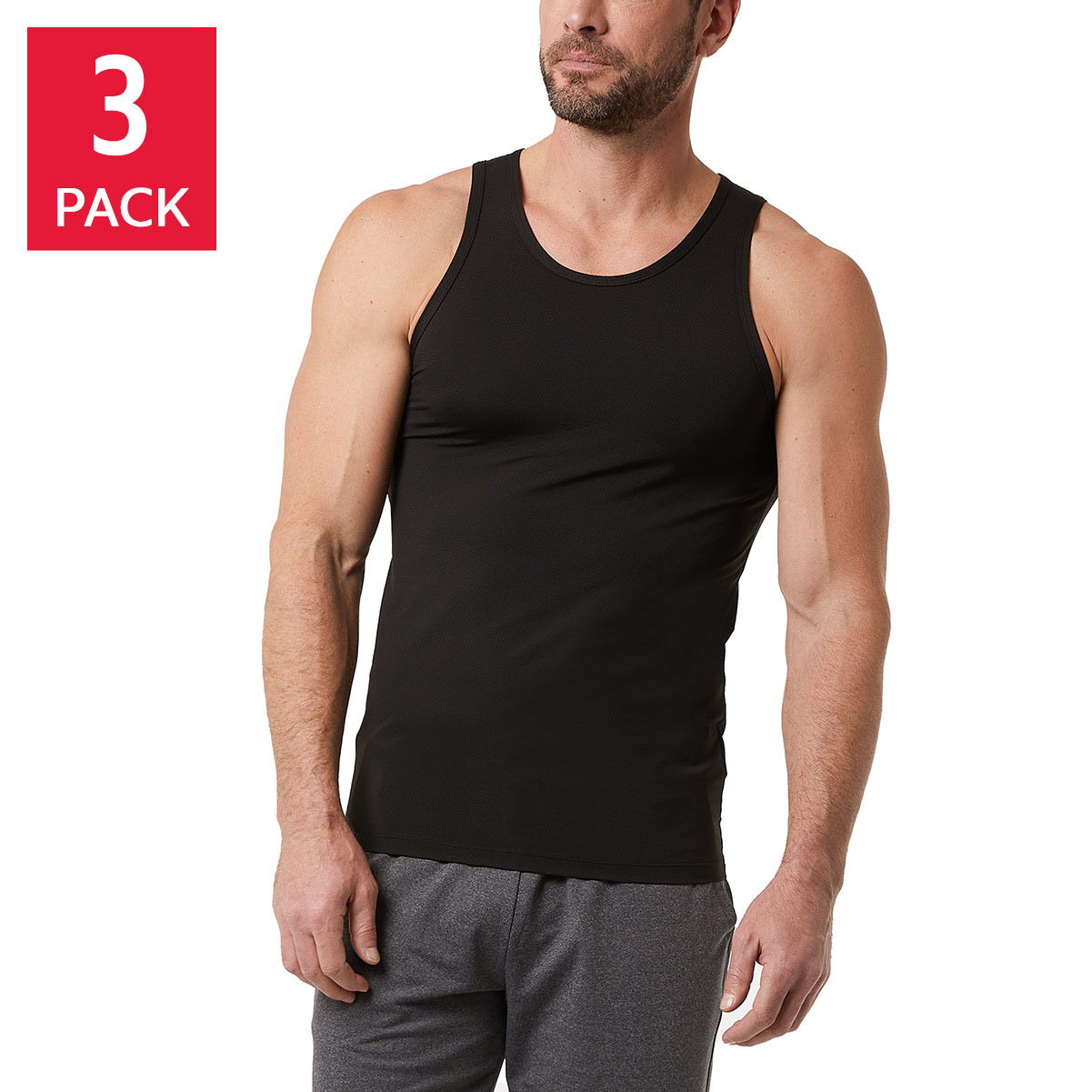 32 Degrees Men's Comfort Mesh Tank, 3-pack | Costco