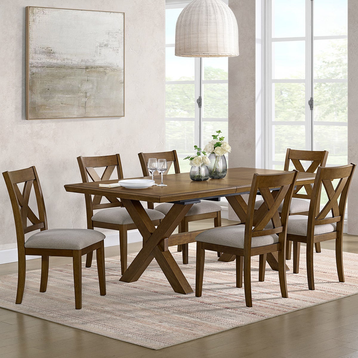 Bryce Dining Table and 6 Chairs | Costco