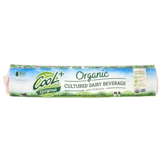 Epoca Cool Plus Original Organic Cultured Dairy Beverage with Probiotics, 2.1 oz, 50-count