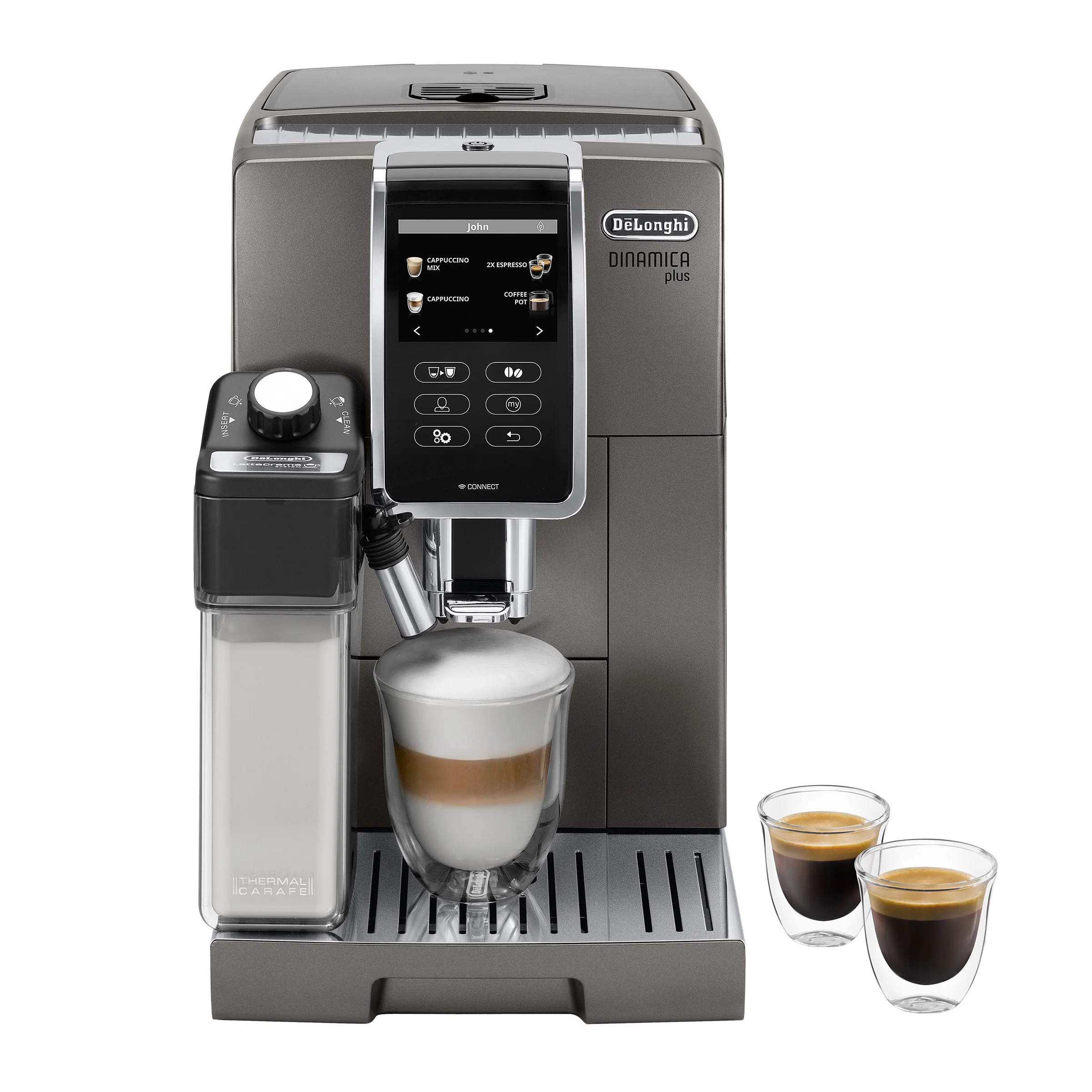 De'Longhi Dinamica エスプレッソマシン De'Longhi Dinamica Plus Connected Espresso Machine with Automatic