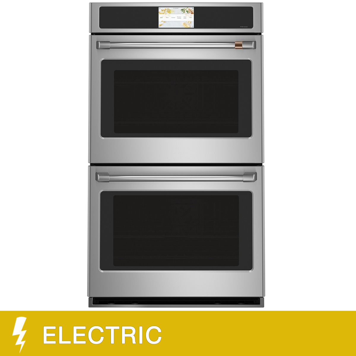 Café 30 in. 10 cu ft. Electric Double Wall Oven with True European Convection