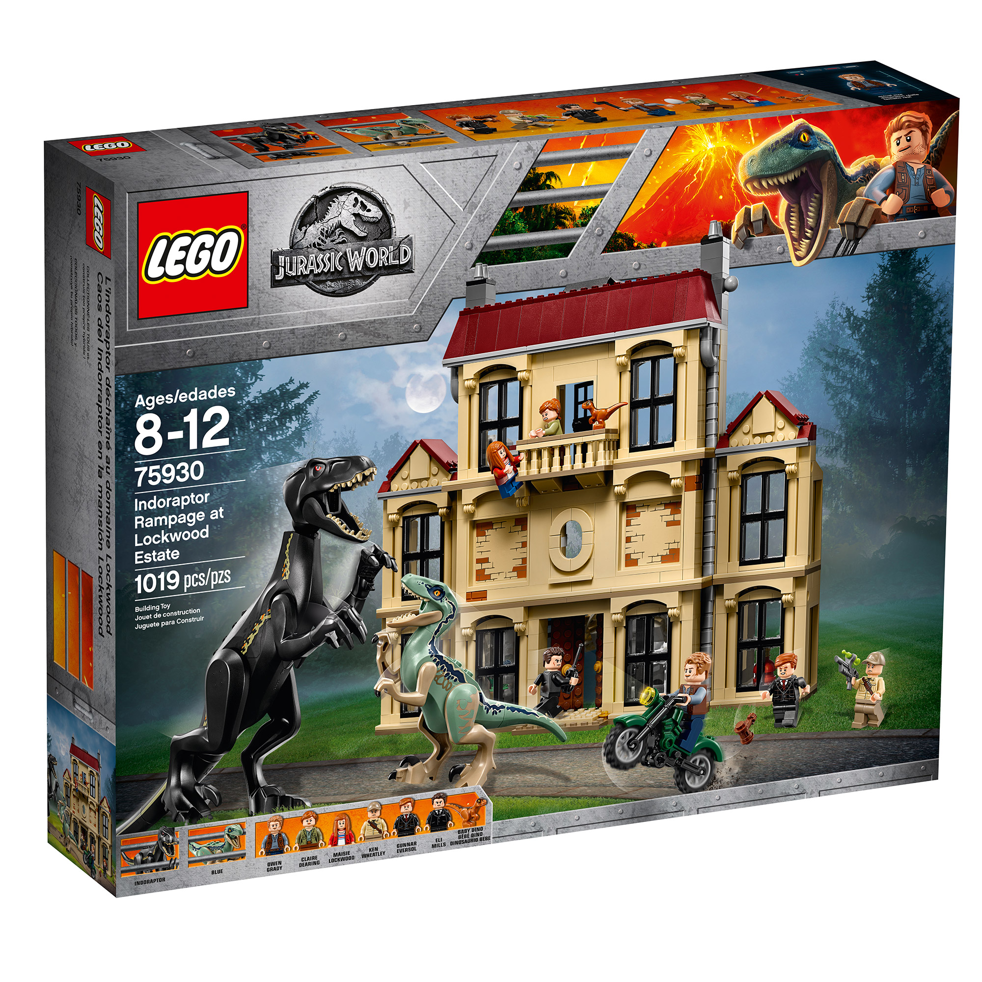 LEGO Jurassic World: Indoraptor Rampage at Lockwood Estate