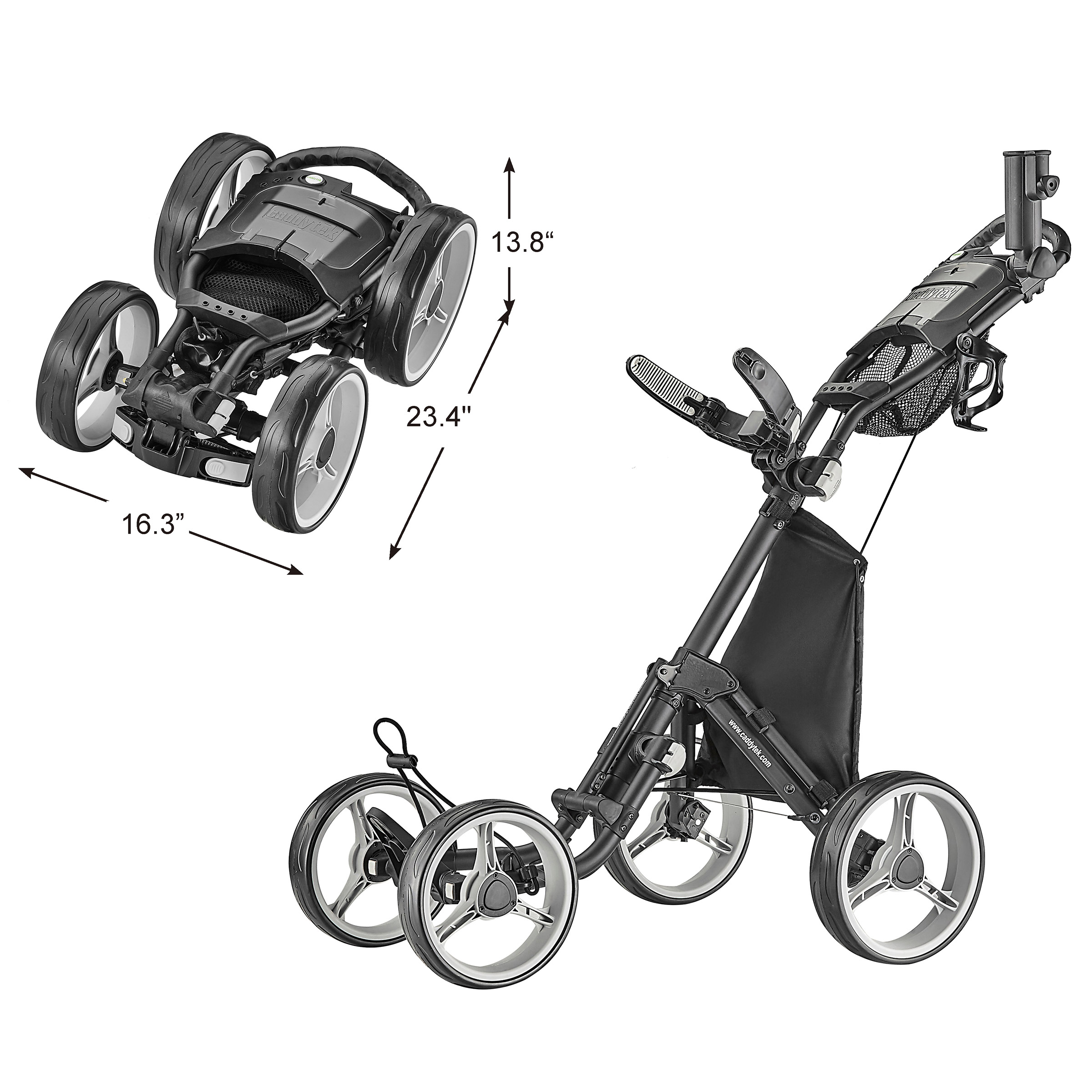 ゴルフカート 4輪　CaddyTek CaddyTek Caddycruiser One Version 8-One-Click Folding 4