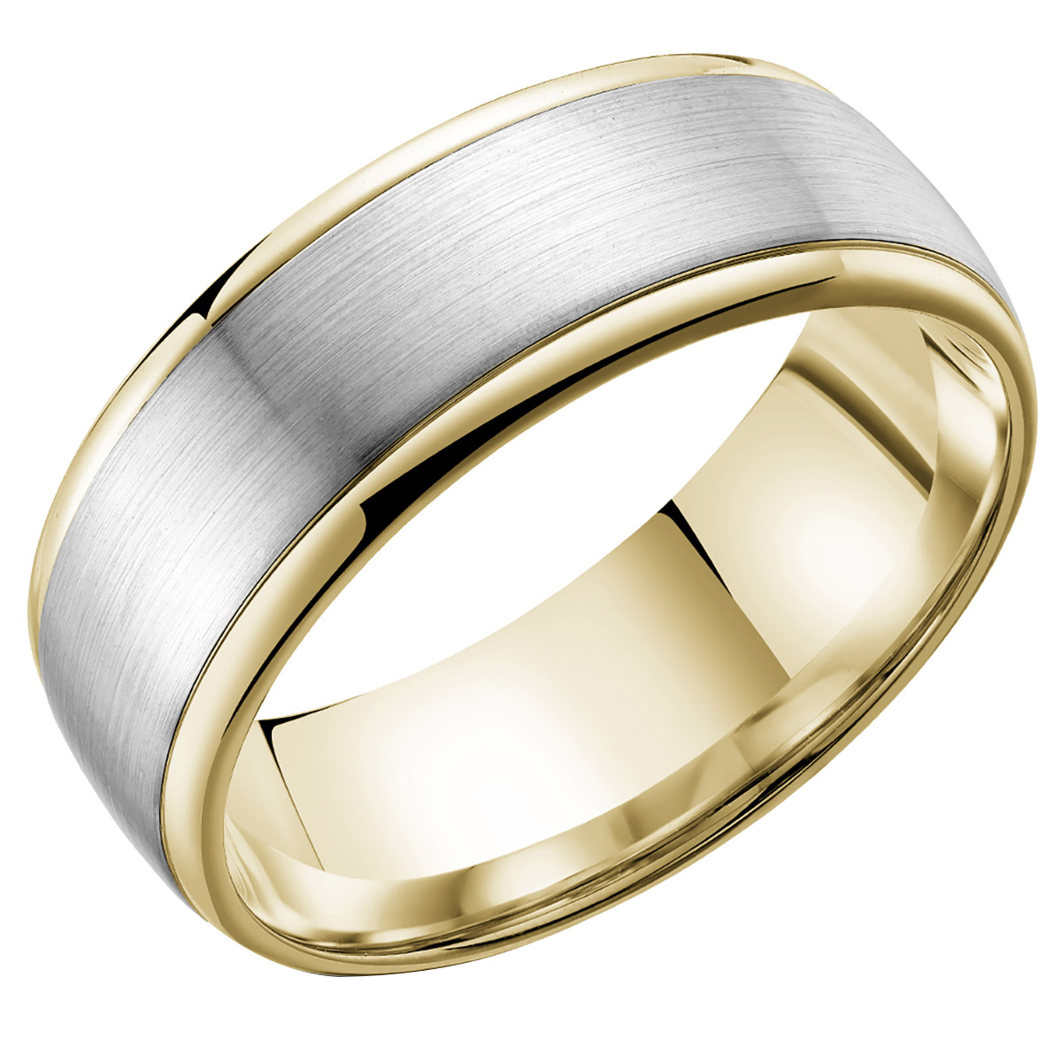 Two Tone Gold Unisex Band