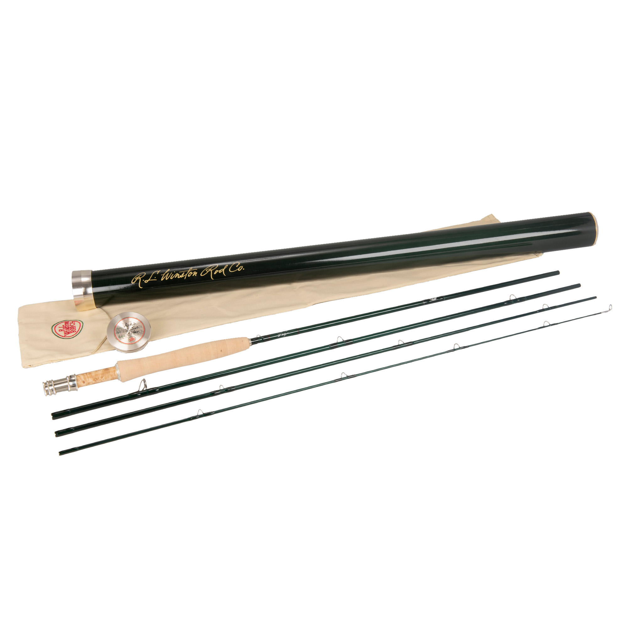 R.L WINSTON ROD Co. フライ　ロッド R.L. Winston WT 8' 4wt TMF Fly Fishing Rod. W/ Tube & Sock