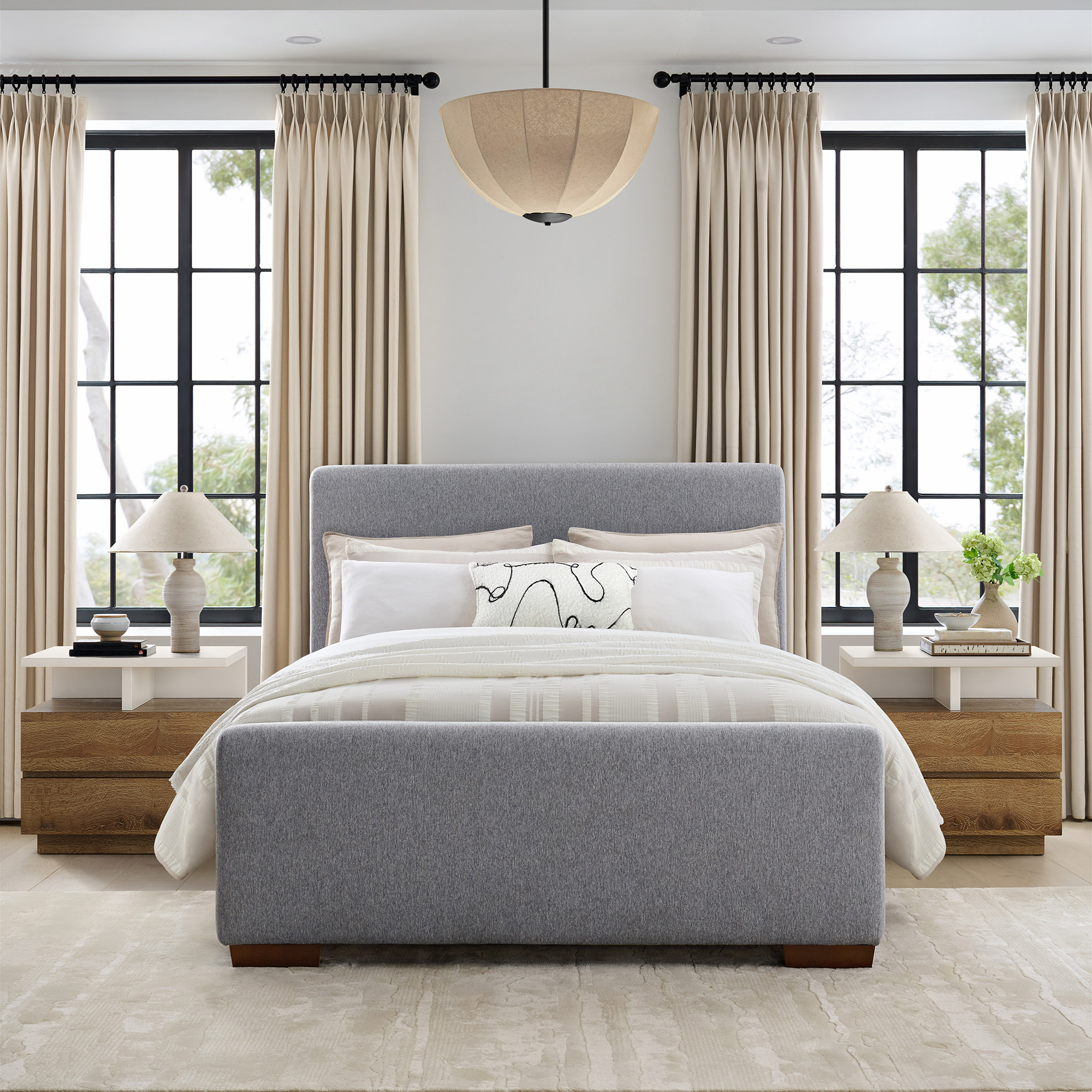 Liam Springs Upholstered Platform Bed