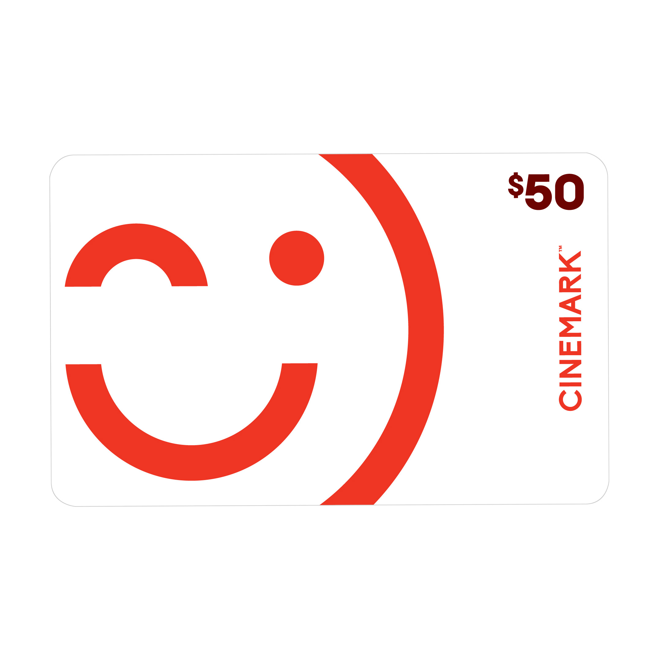 Cinemark Theatres - $50 eGift Card