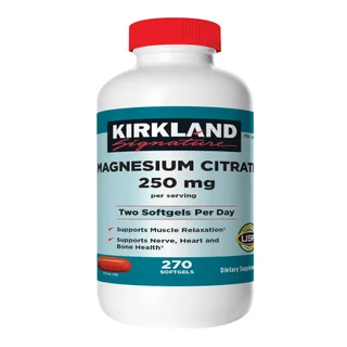 KIRKLAND SIGNATURE MAGNESIUM CITRATE 250MG 270CT