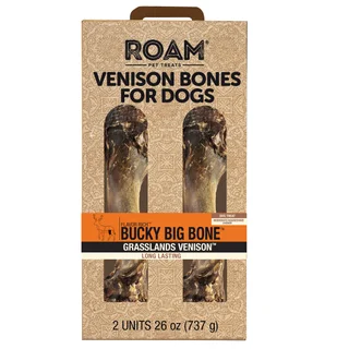 ROAM VENISON BONE DOG CHEW 26 OZ (1.625 LBS)