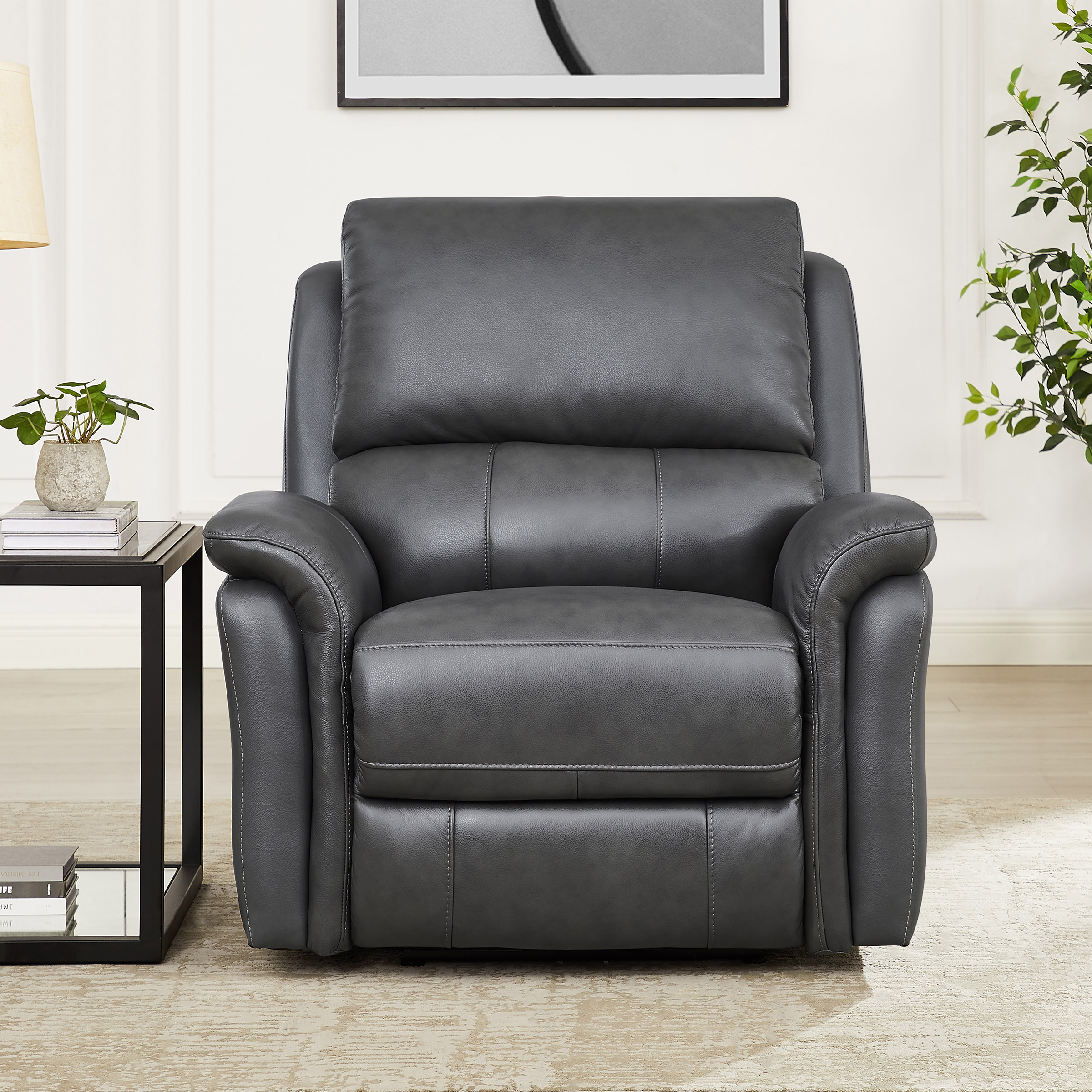 Prospera Home Marner Top grain Leather Power Reclining Chair