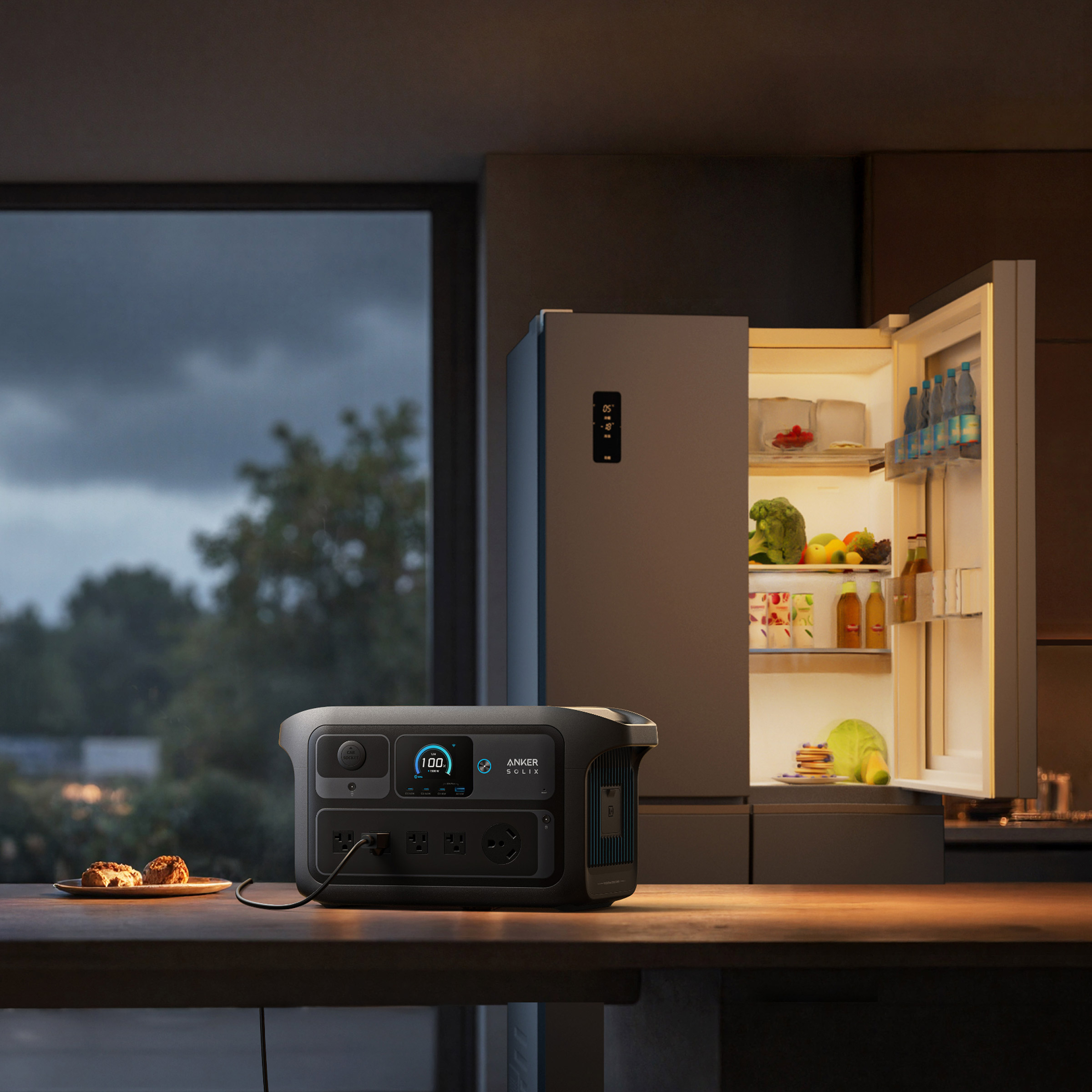 Anker SOLIX C2000X Gen 2 Portable Power Station with 400W Solar Panel |  Costco