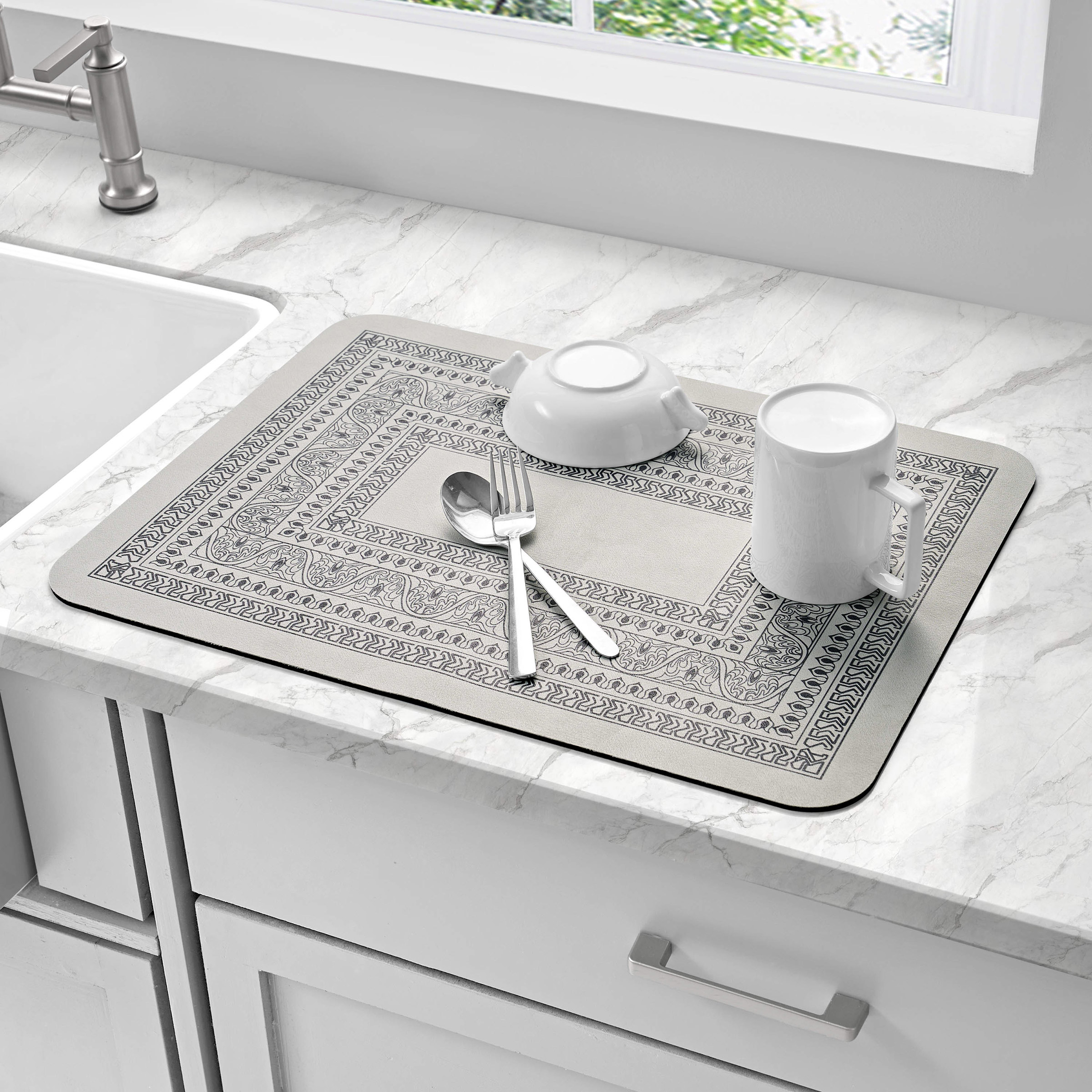 Multi-Purpose Printed Kitchen Mats  4-pack