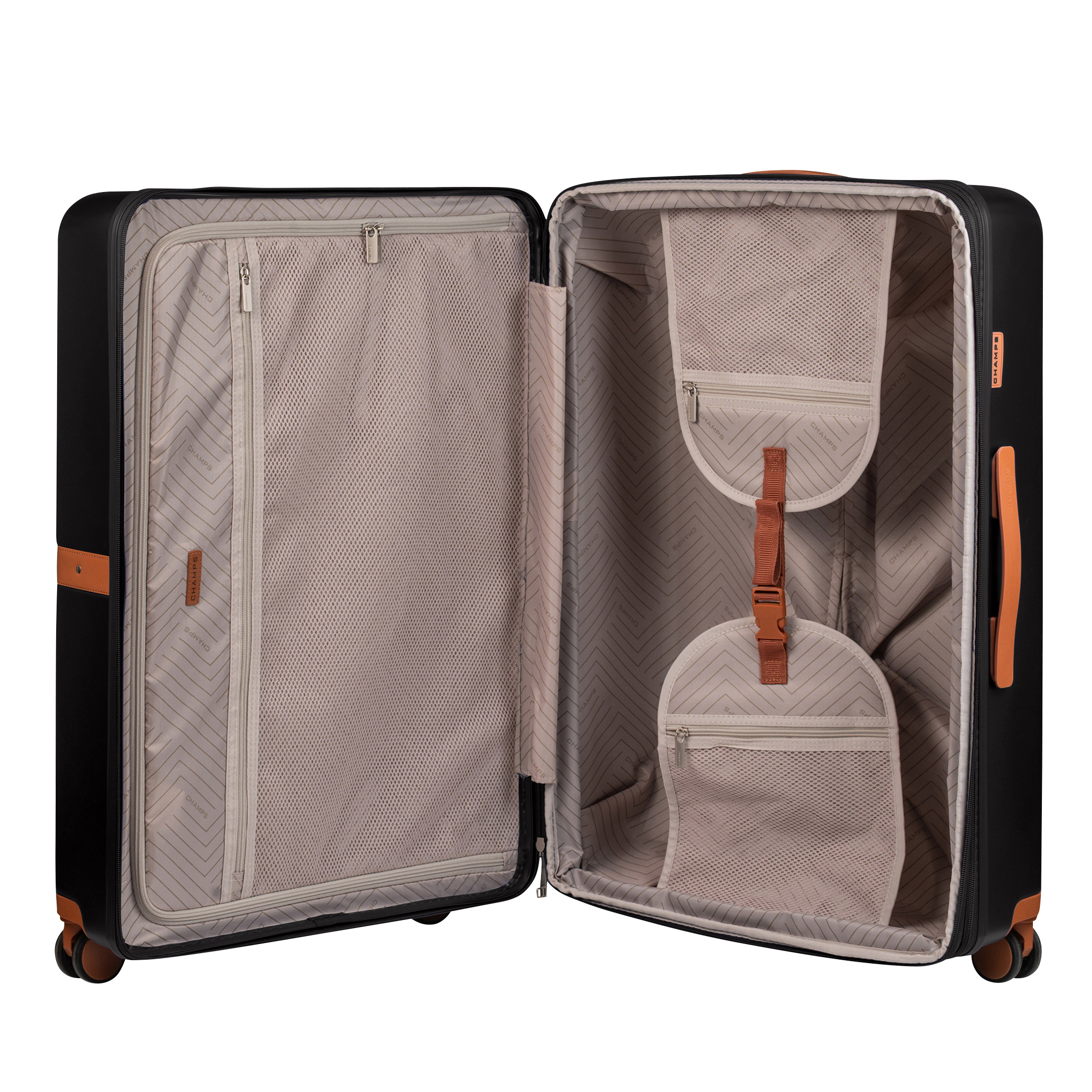 Champs - Vintage II, 3-piece Hardside Expandable Spinner Luggage