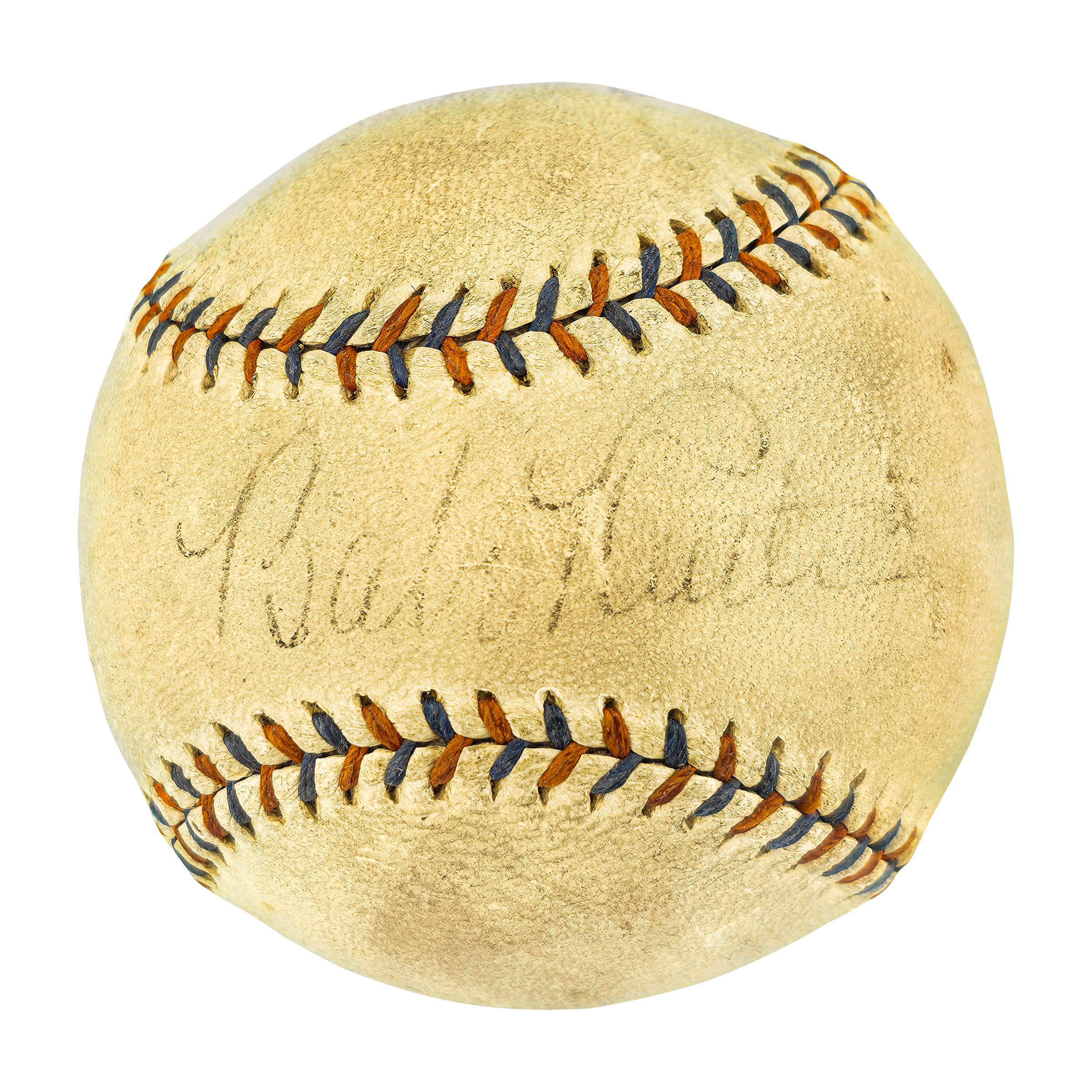Babe Ruth Autographed Official Spalding Home Run Special Baseball - PSA/DNA Authenticated